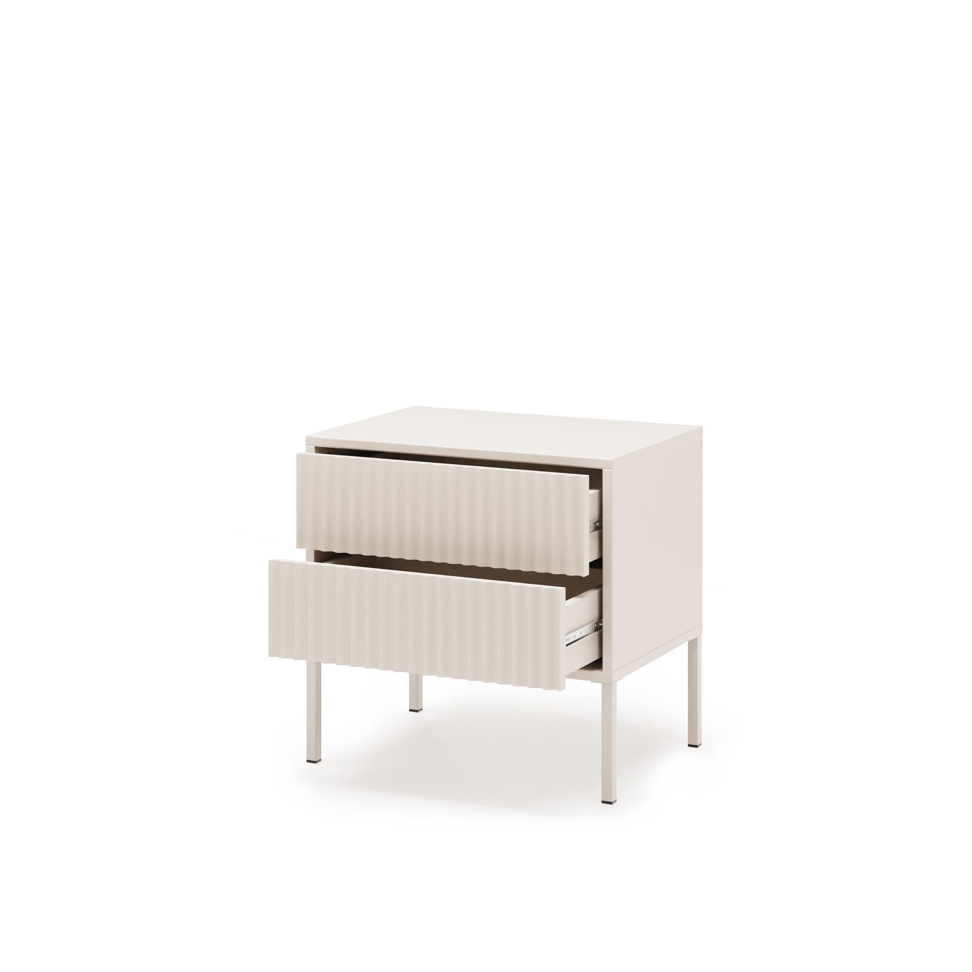 Beautysofa Nachttisch NOTO 50 cm Cashmere günstig online kaufen