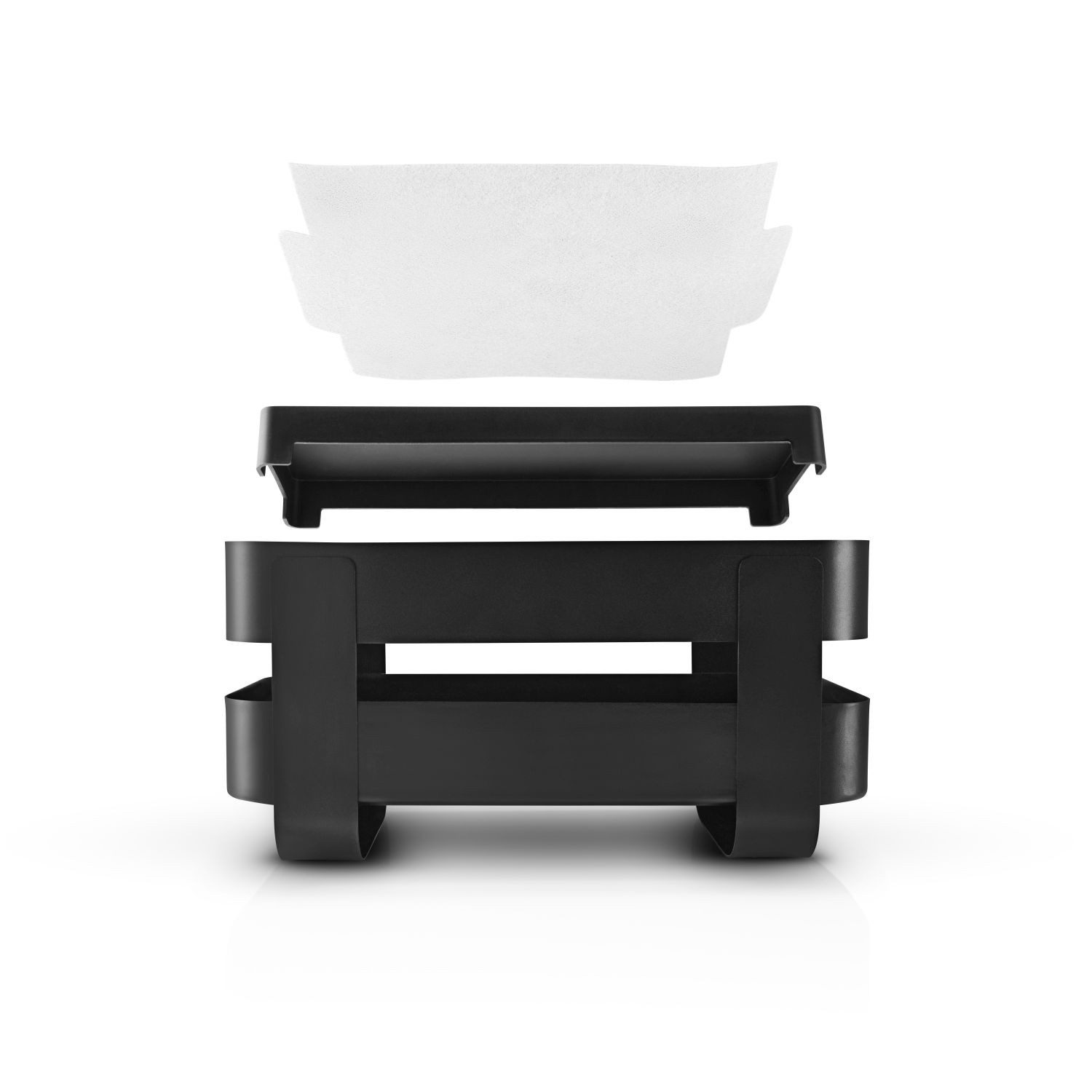 Eva Solo Blumentopf Nordic Kitchen Selbstbewässernder Kräutertopf Schwarz