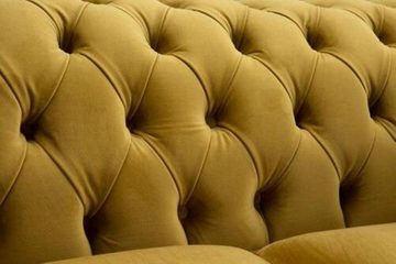JVmoebel Chesterfield-Sofa, Cheserfield Samt Sofa 2 Sitzer Designer Couchen Couch Textil