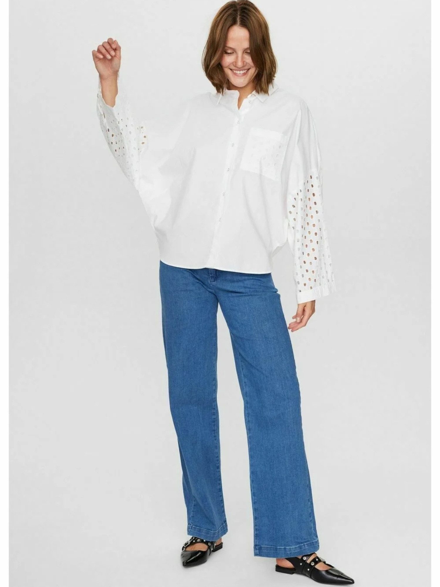 nümph Langarmhemd Nümph Shirt NUGWEN