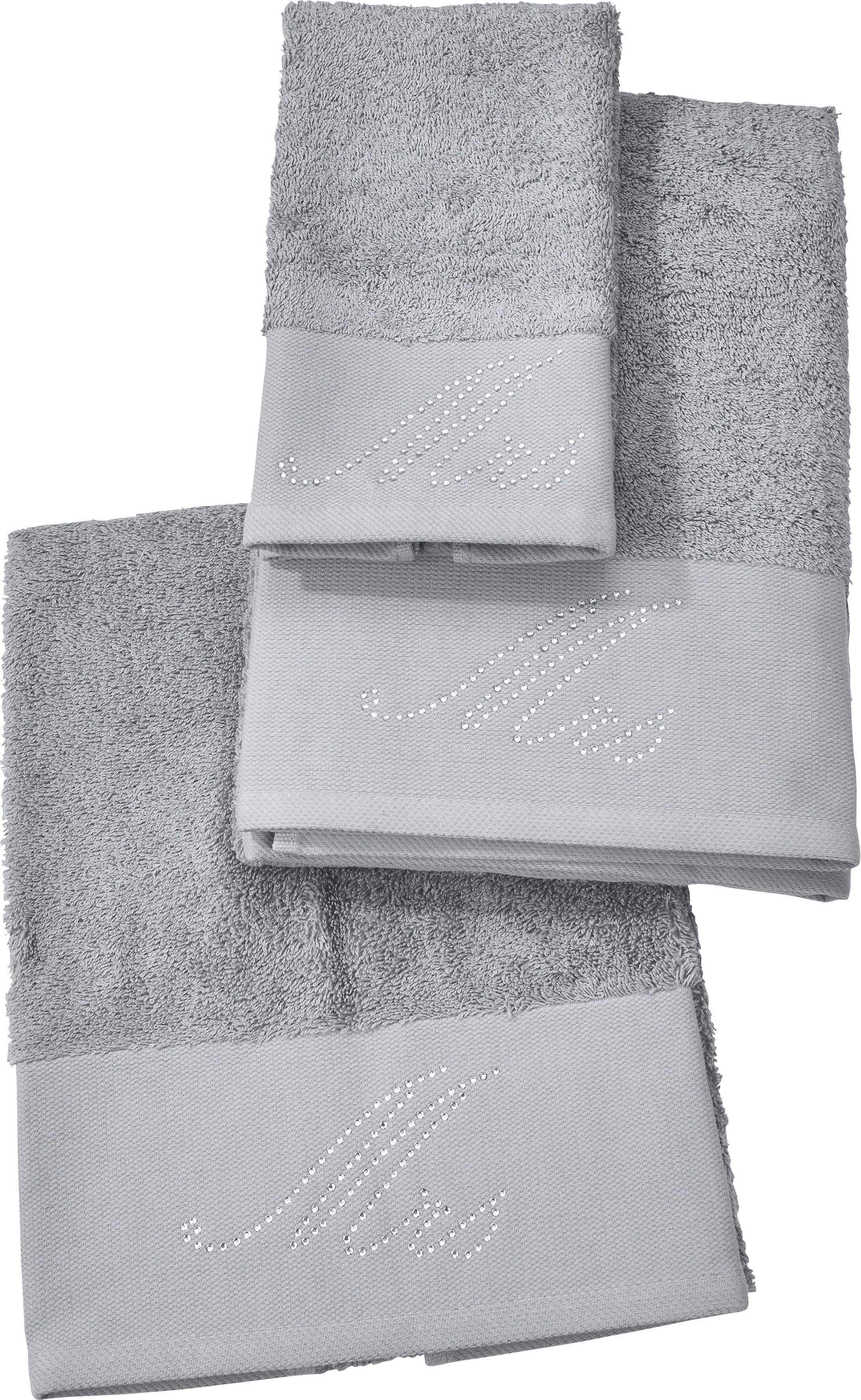 done.® Duschtuch Stone, Walkfrottier (1-St), mit günstig online kaufen