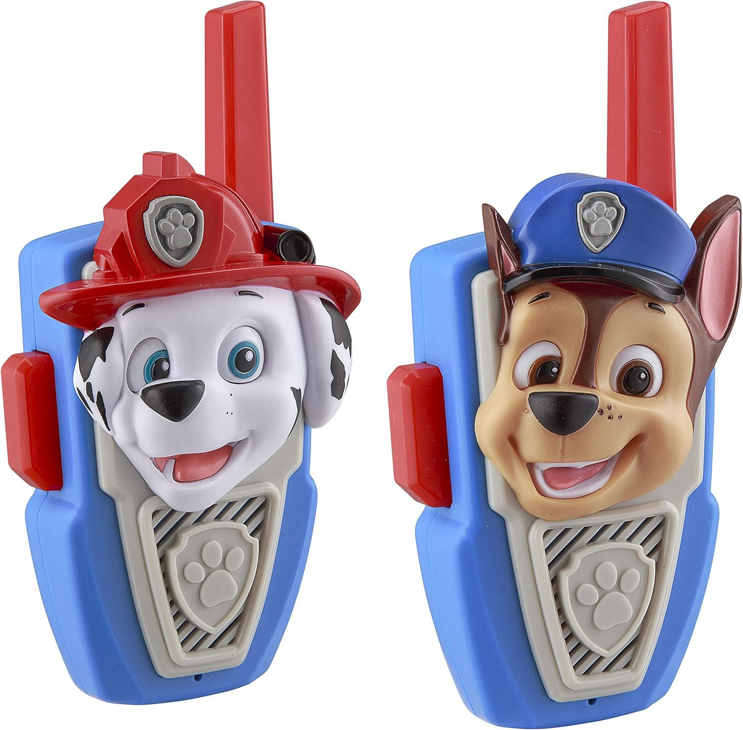 eKids Walkie Talkie Paw Patrol Walkie Talkies Marshall und Chase, Fördert Kreativität & Teamgeist