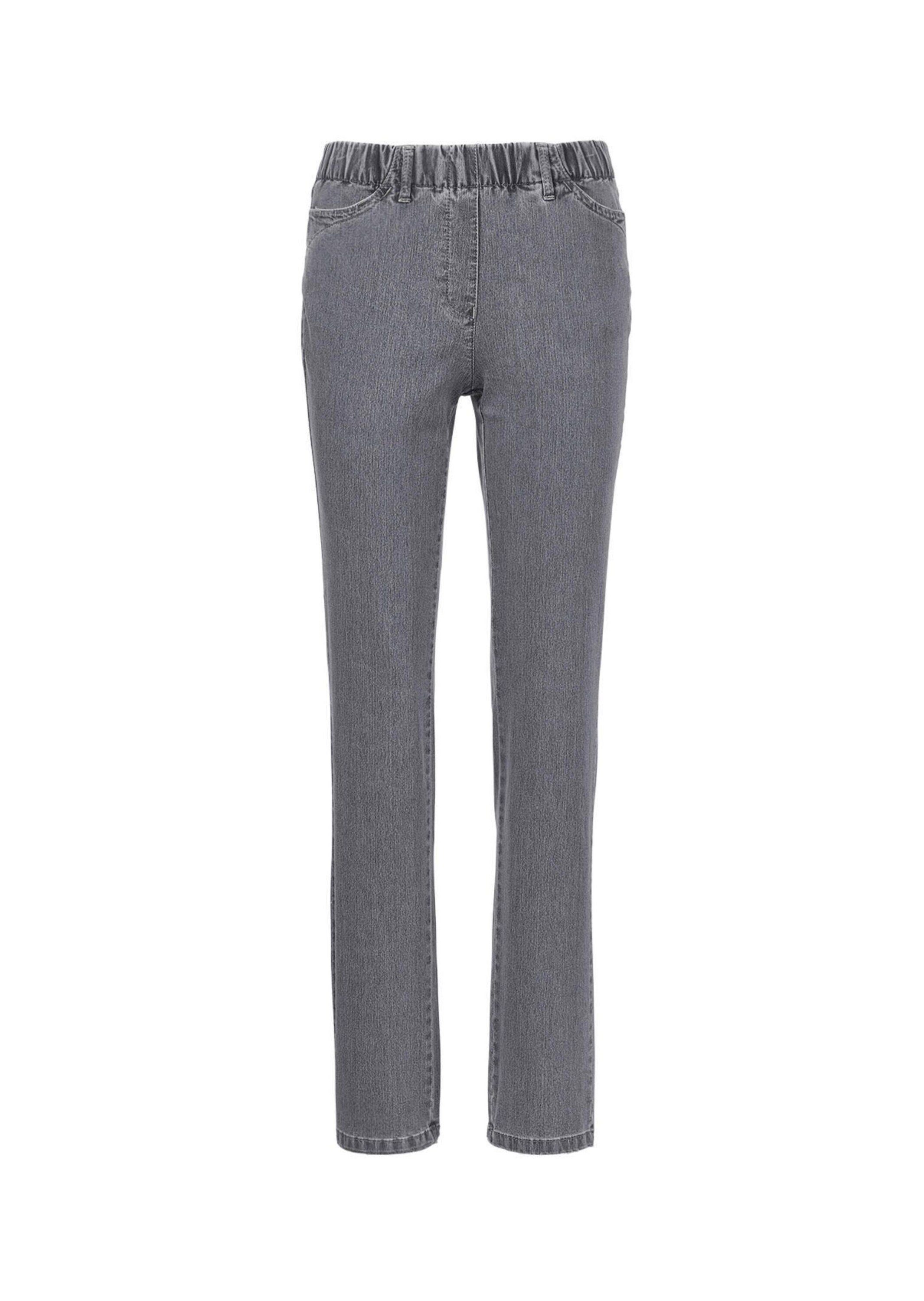 Jeans GOLDNER grau Bequeme Kurzgröße: