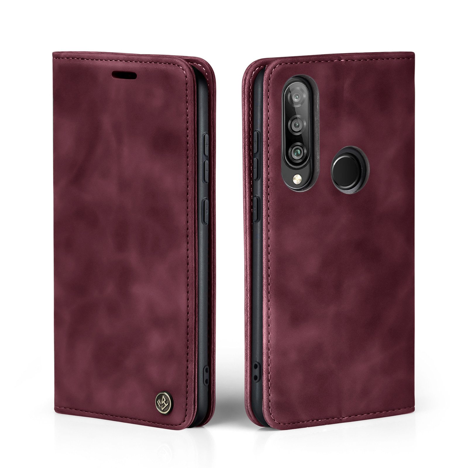 Tec-Expert Handyhülle Tasche Hülle für Huawei P30 Lite 6.15 Zoll, 6.15, Cover Klapphülle Case mit Kartenfach Fliphülle aufstellbar