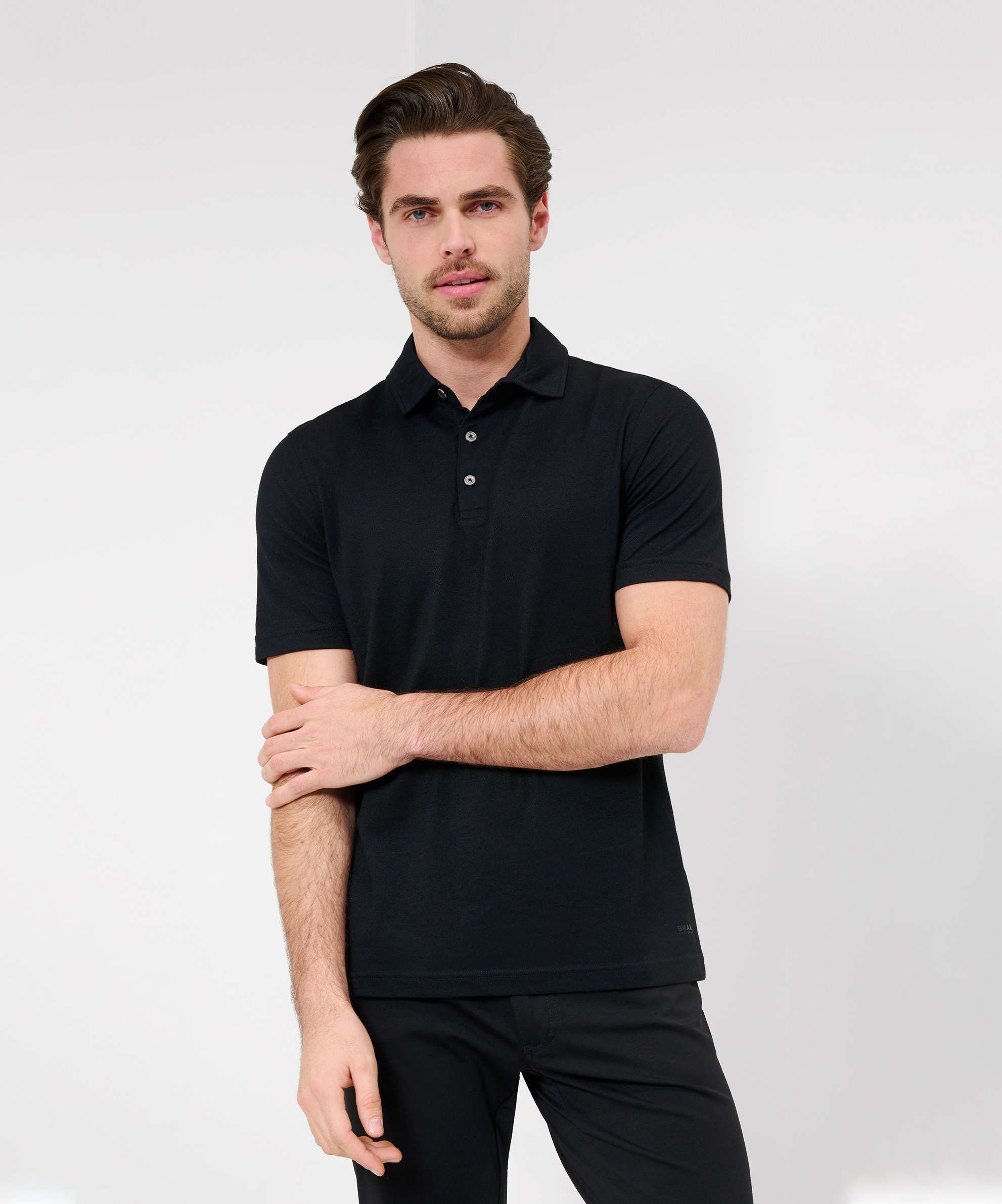 Brax Stehkragenshirt