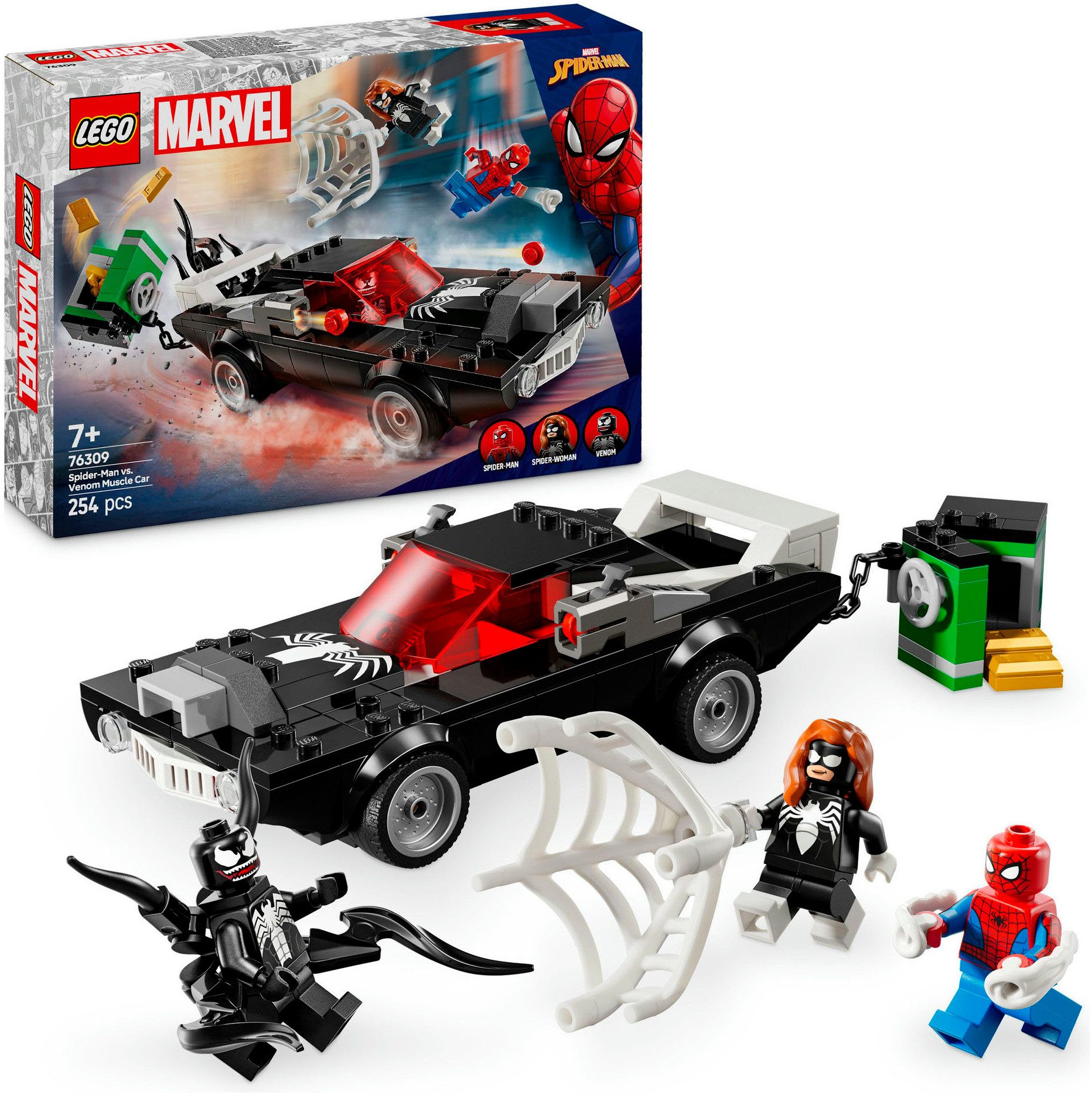 LEGO® Spider-Man vs. Venom Muscle-Car (76309), LEGO Super Heroes Konstrukti günstig online kaufen