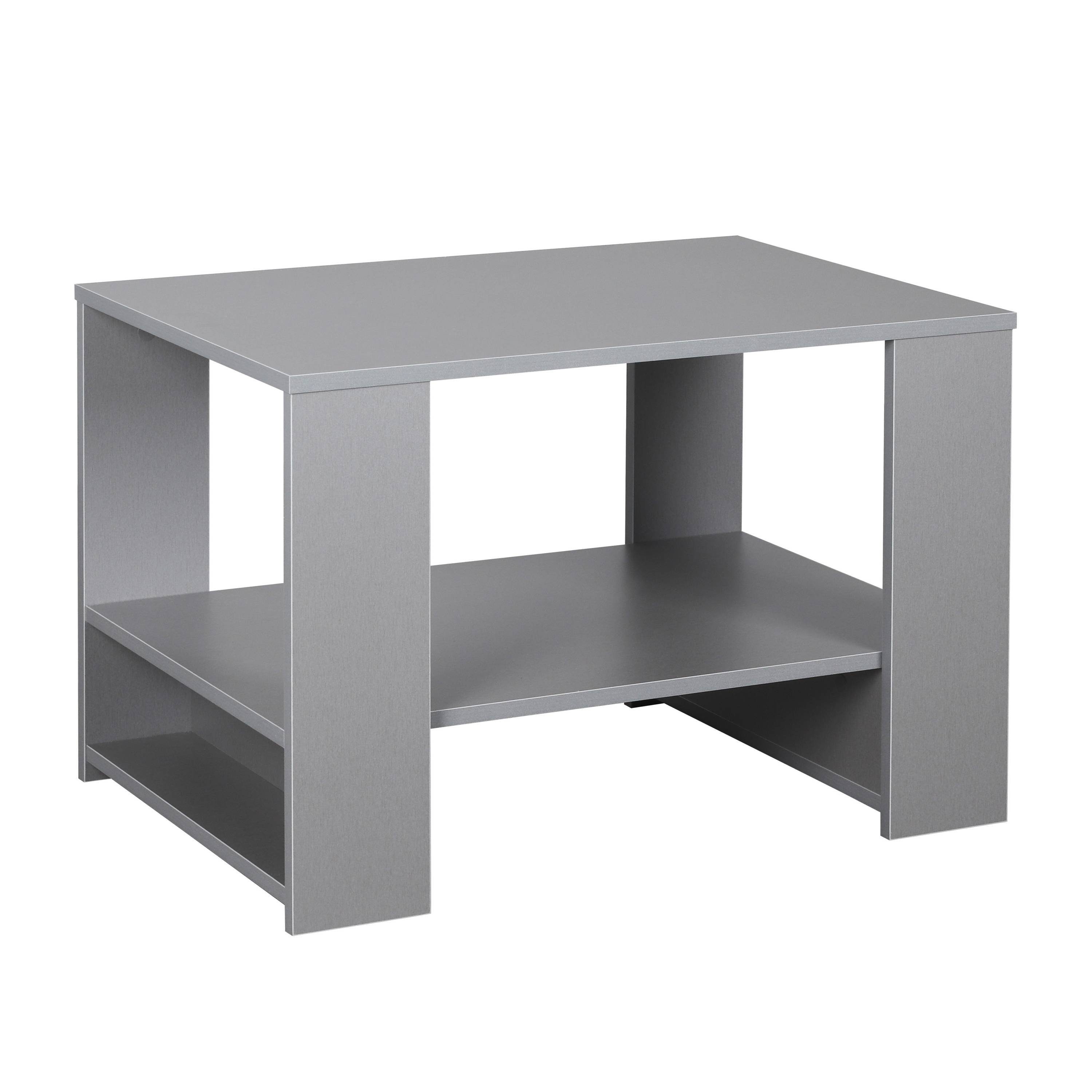 RICOO Wohnzimmertisch WM090-PL (1-St), Sofatisch mit Ablage Wohnzimmer Tisc günstig online kaufen