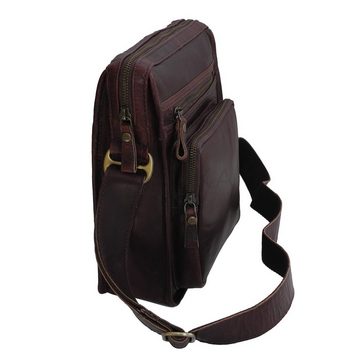 BRANCO Handgelenktasche Branco - edle Leder Herren Handtasche Herrentasche Umhängetasche Auswa