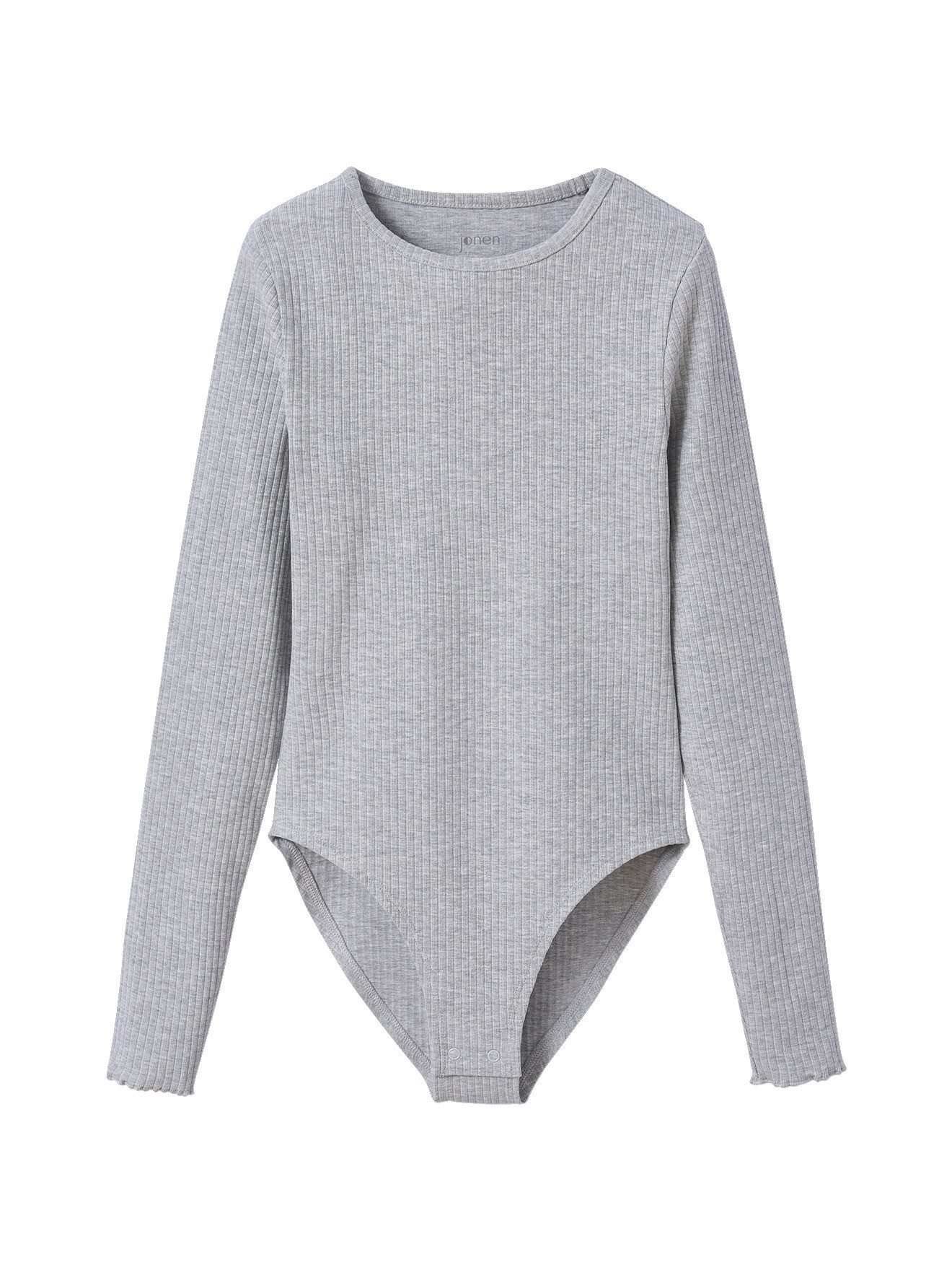 jonen Langarmshirt Mädchen Langarmbody aus Rippjersey