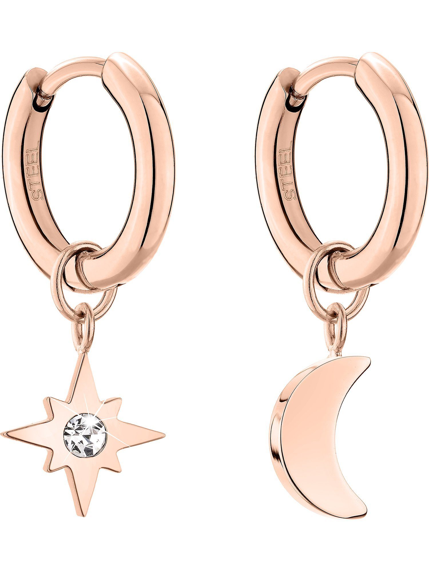 Tamaris Paar Серьги-кольца Tamaris Damen-Creolen Edelstahl Zirkonia (Paar)