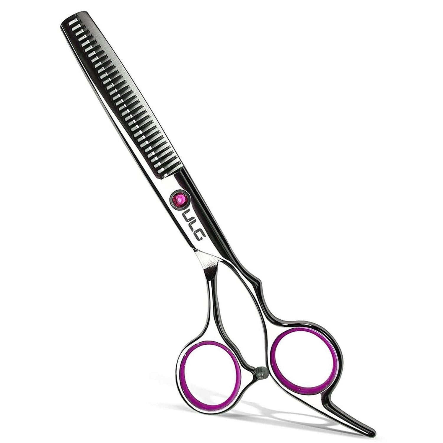 LuxusKollektion Haarschere Haarschere Effilierschere Rosa Texturierklinge