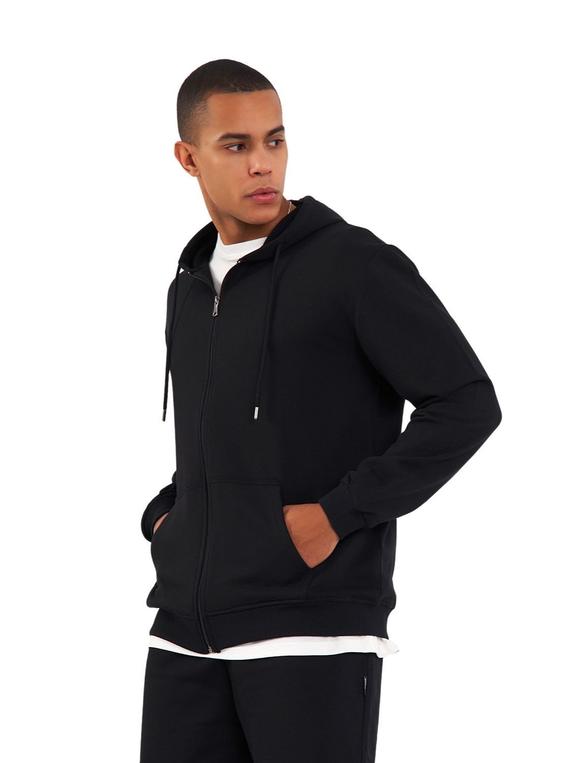 COMEOR Kapuzensweatjacke Herren Zip-Hoodie Kapuzenjacke Sweatshirt mit Reißverschluss
