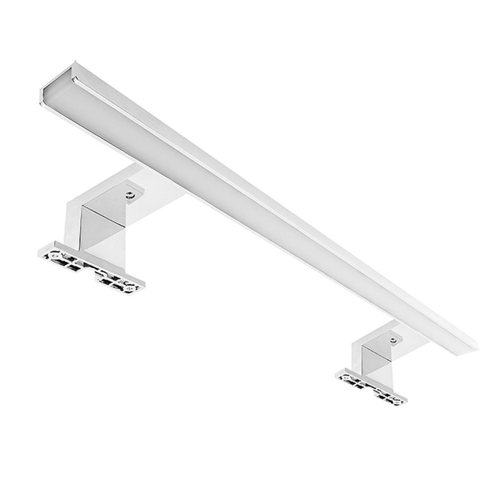 Beleuchtung RAVENNA-19 LED Badezimmer, mit cm in Spiegelschrank 80/75/16 weiß, 3-türig, Lomadox