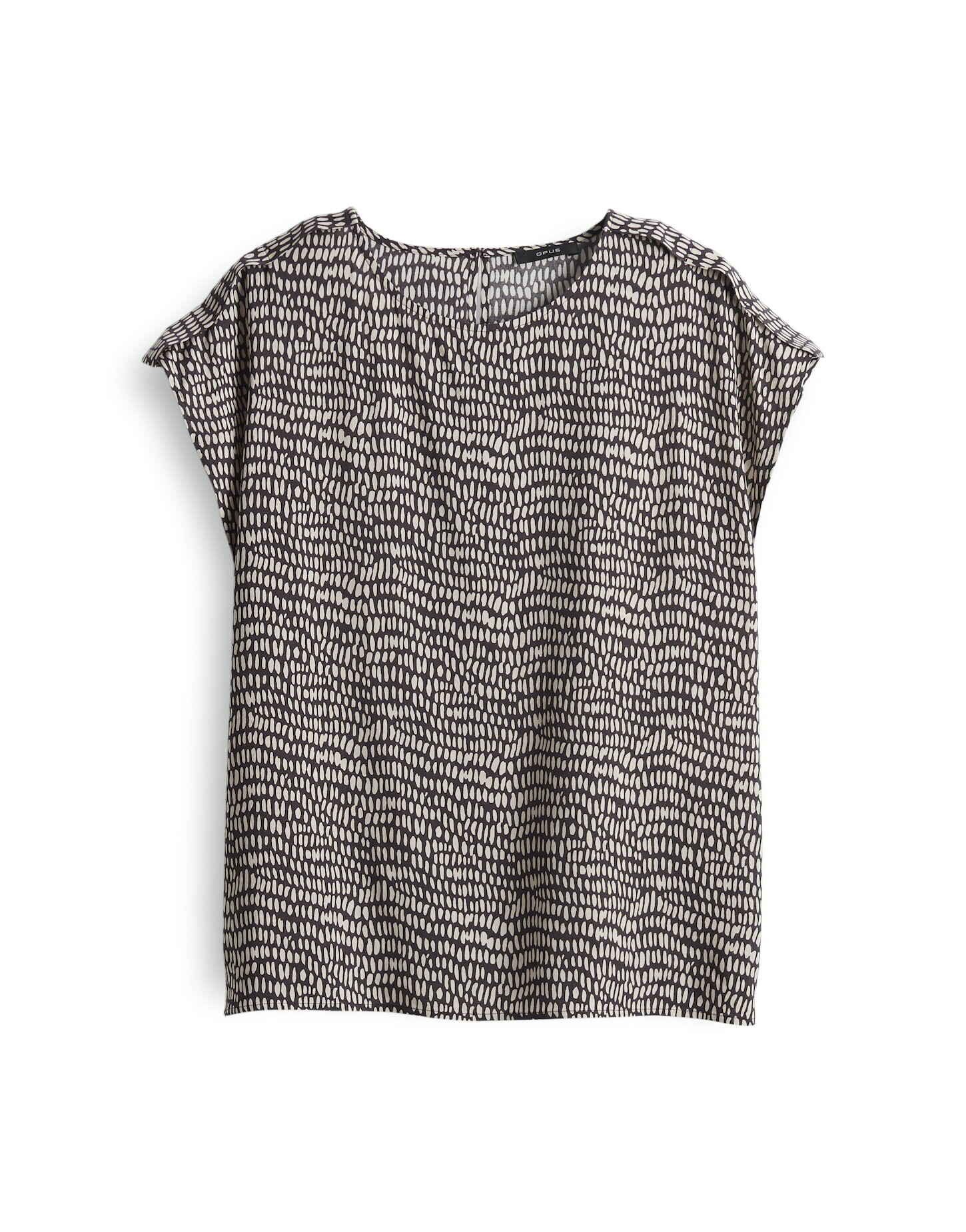 OPUS Kurzarmbluse FERENA SPLASH aus weich fließender Viskose günstig online kaufen