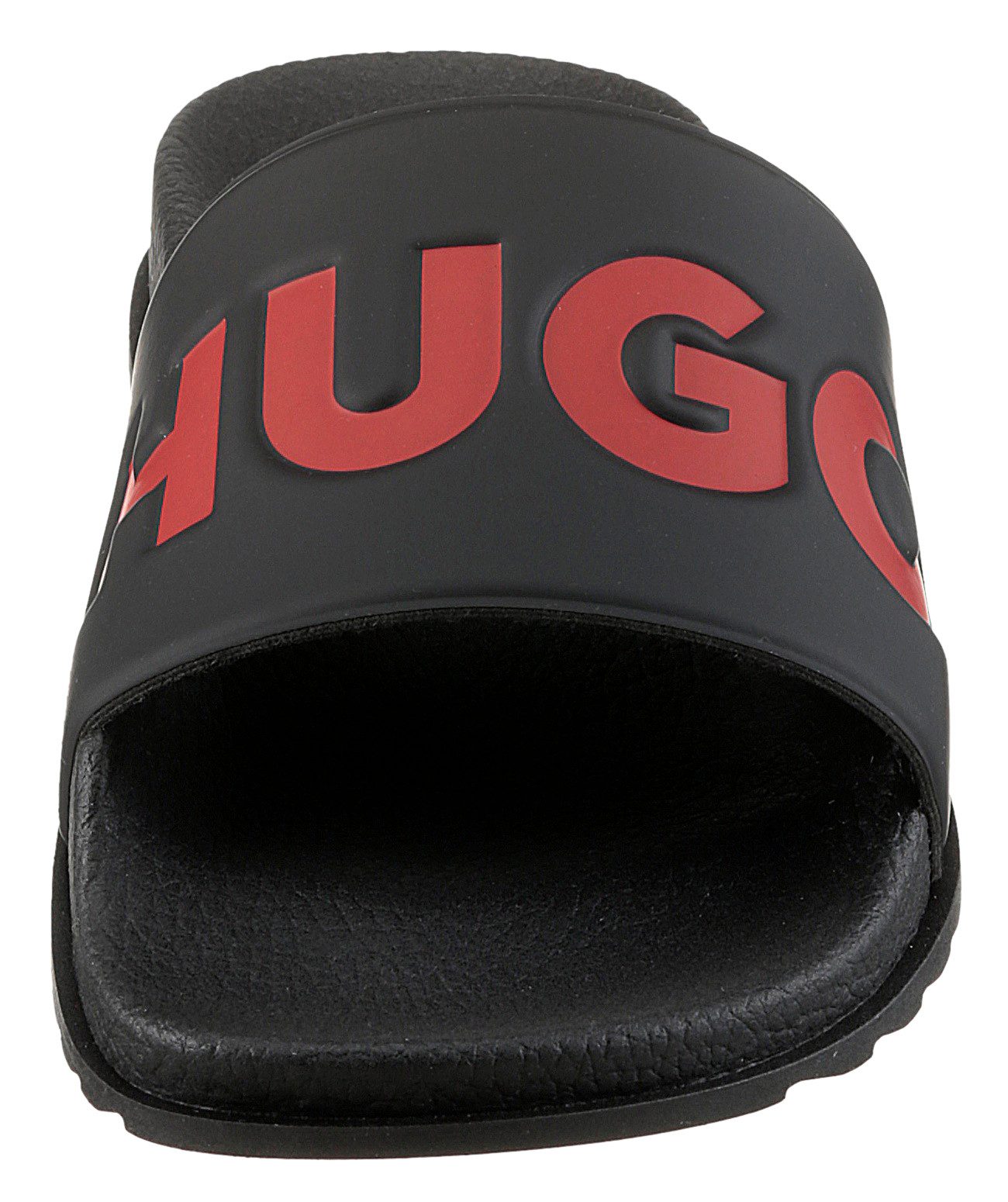 HUGO Match_It_Slid_rblg_N Badepantolette, Sommerschuh, Poolslides, Schlappen, mit HUGO-Logoschriftzug