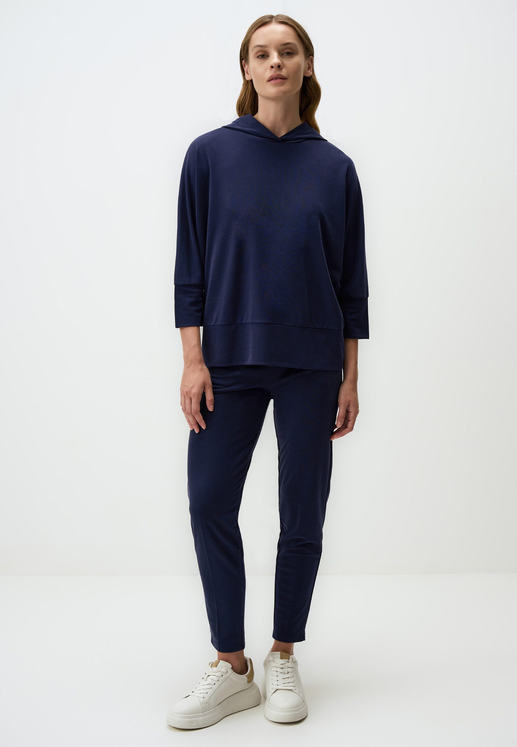Jimmy Key Sweatshirt Lockere Passform Dreiviertelärmlig günstig online kaufen