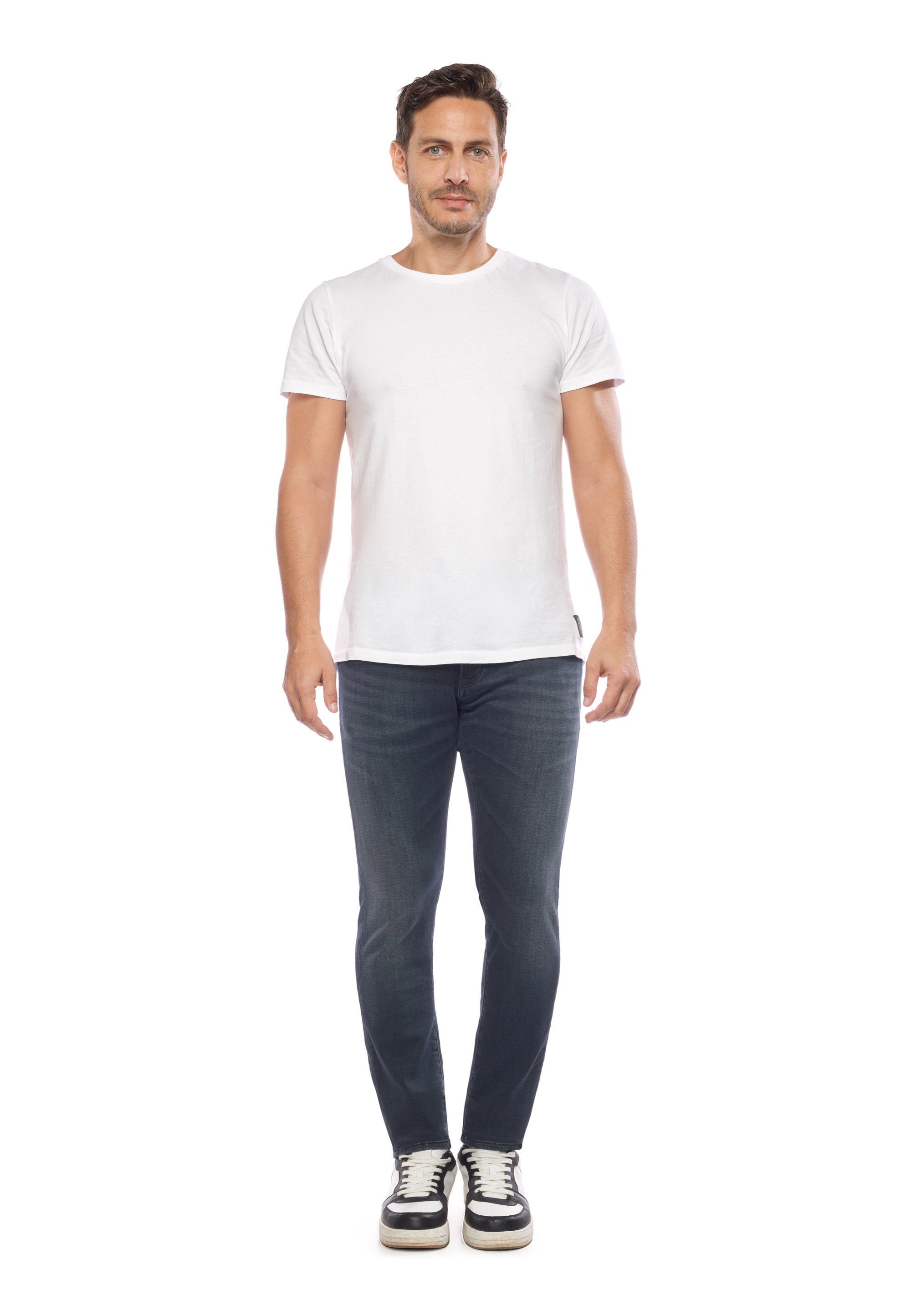 Le Temps Des Slim-fit-Jeans im Cerises klassischen 5-Pocket-Design