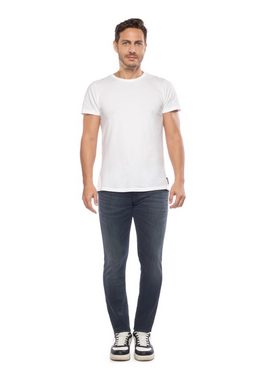 Le Temps Des Cerises Slim-fit-Jeans mit dezenter Waschung