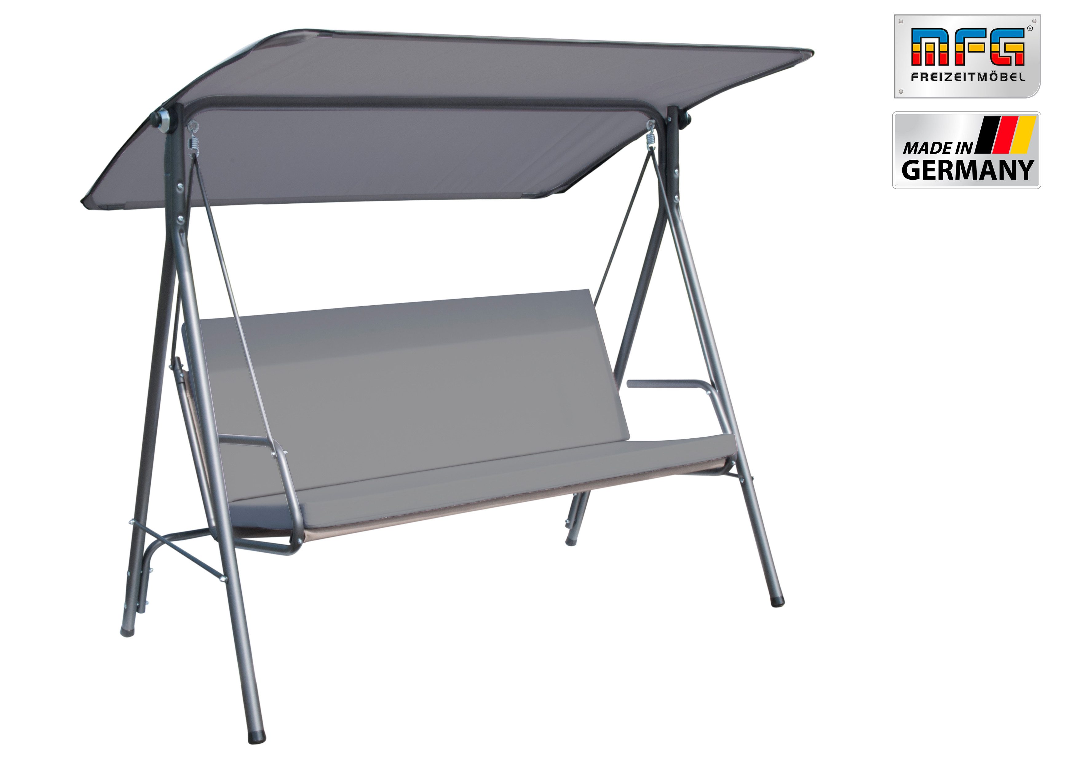 MFG Freizeitmöbel Hollywoodschaukel MFG Hollywoodschaukel "Lara", 3-Sitzer günstig online kaufen