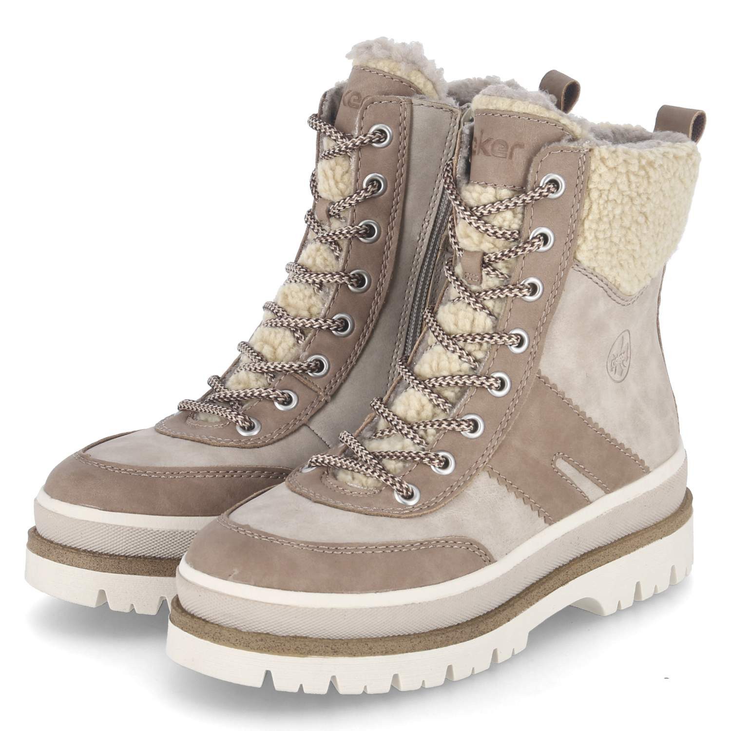 Rieker Rieker Y6230-62 Damen Textil & Synthetik beige Winterstiefel günstig online kaufen