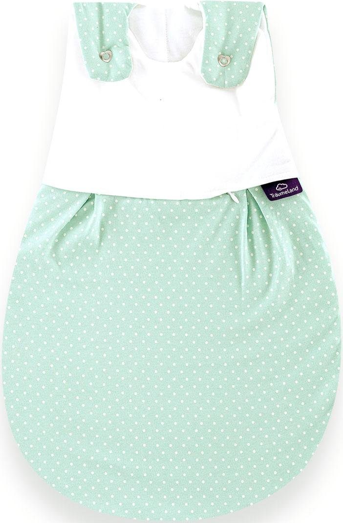 Träumeland Babyschlafsack Außenschlafsack Pünktchen mint (1 tlg) günstig online kaufen