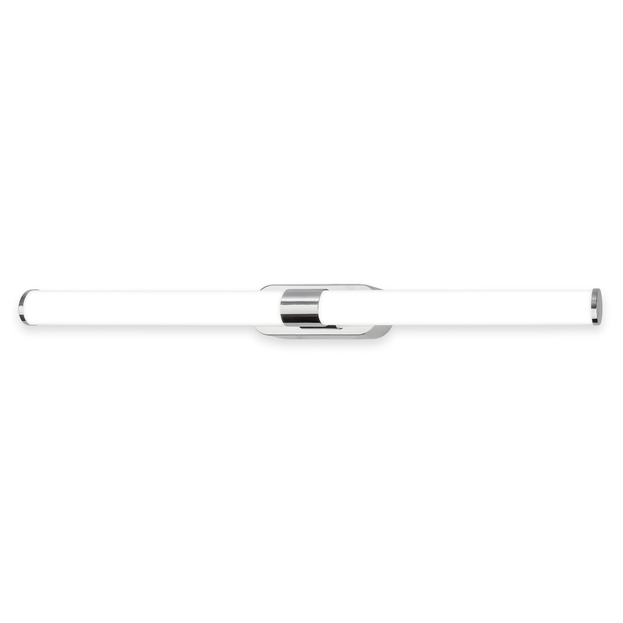 Briloner Leuchten LED Spiegelleuchte Wandleuchte RUNT Badlampe Spiegel IP44 Badezimmer, LED fest integriert, 4000K, LED Schminklicht Bad Chrom 60 x 6,5 x 4,5 cm 7W Bad