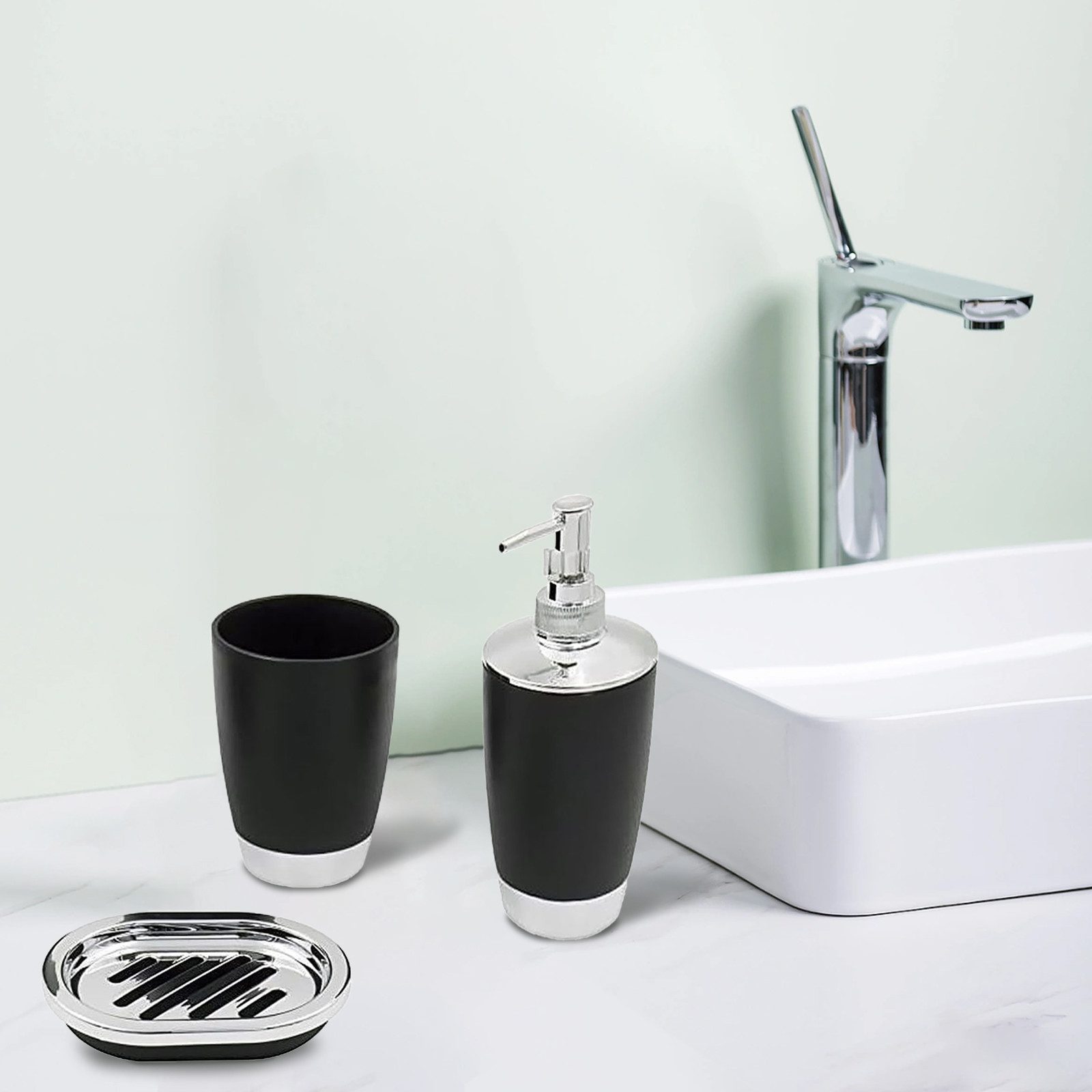 MODFU Badaccessoire-Set 6-teiliges Badzubehör Set Badausstattung günstig online kaufen