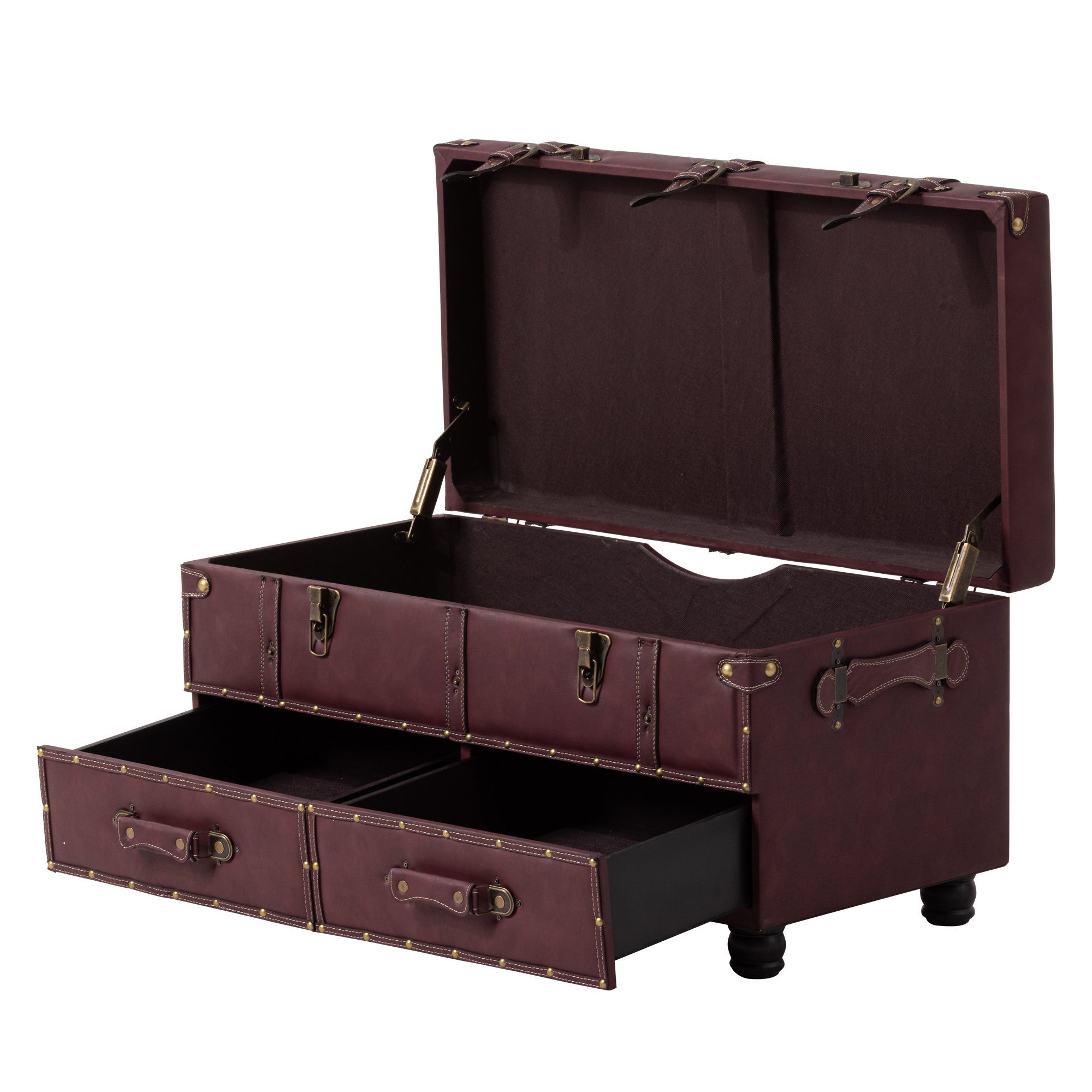 HomeGuru Bettbank Retro-Box Sitzbank, Couchtisch, Nachttisch-Box günstig online kaufen