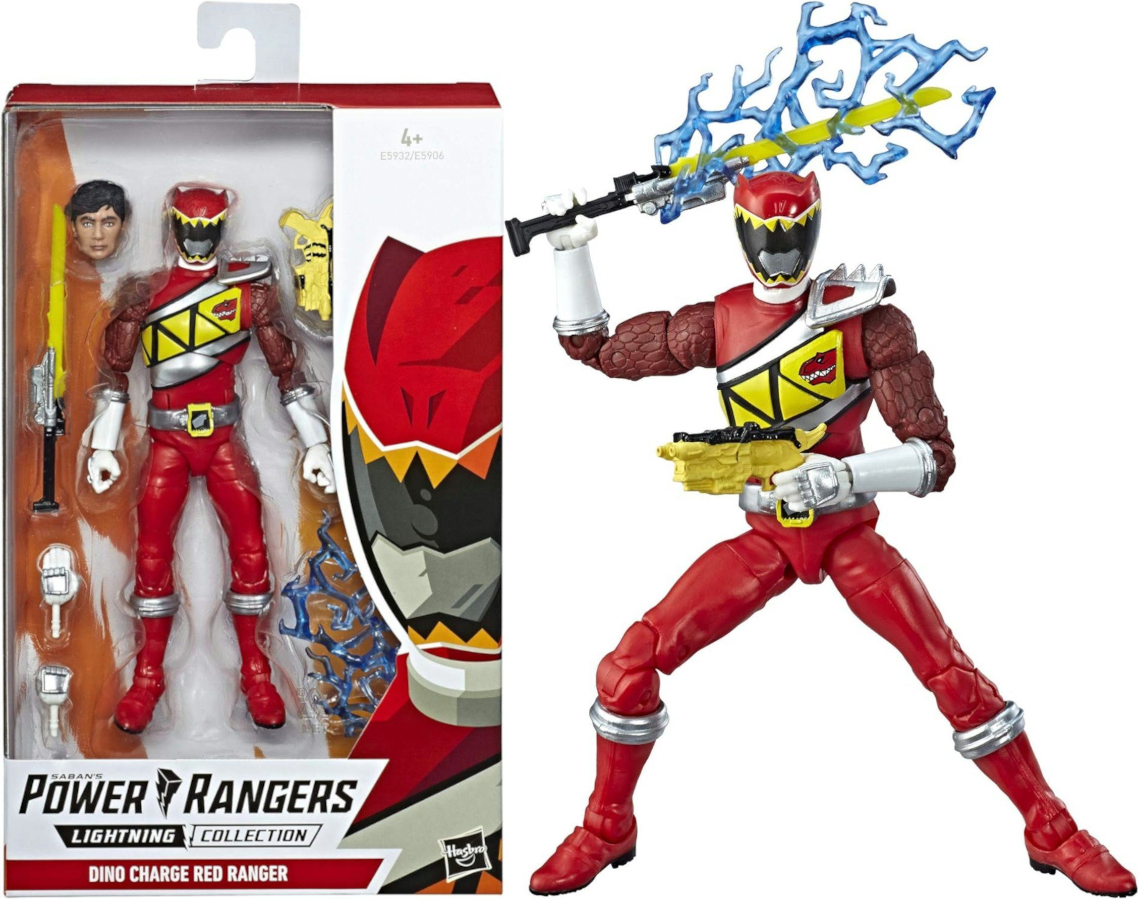Hasbro Actionfigur POWER RANGERS LIGHTNING COLLECTION DINO CHARGE RED RANGER ACTIONFIGUR