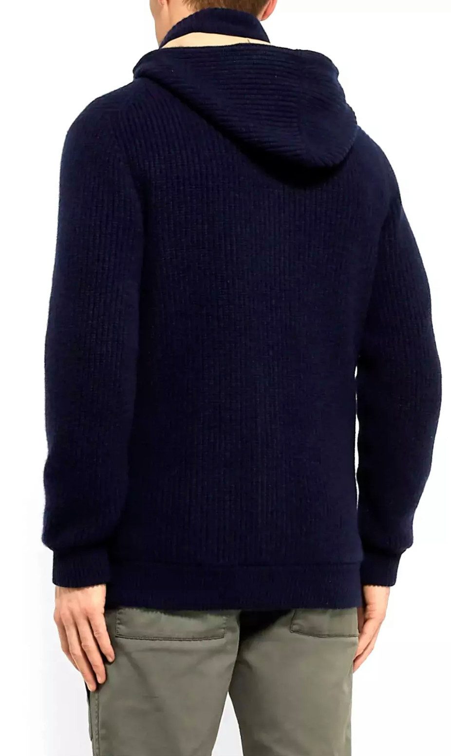 BRUNELLO CUCINELLI Parka Gepolsterter Kaschmir Kapuzenstrickjacke Jacke mit Kapuze 4XL Vollständig gepolstert und gefüttert für optimale Isolierung Wärme