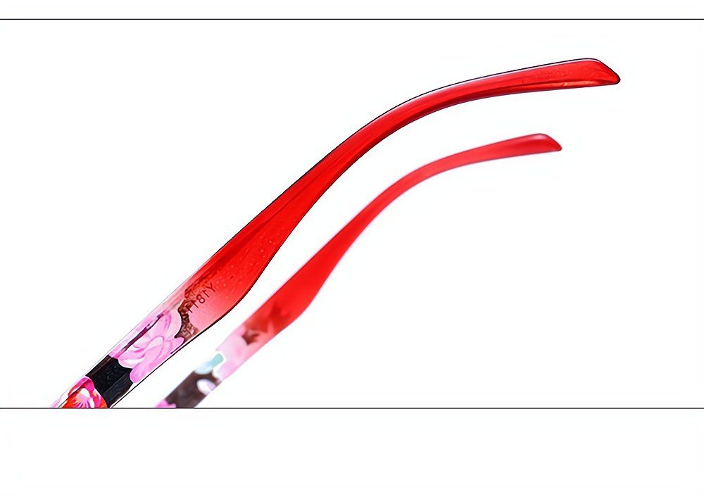 Lesebrille Rahmen PACIEA Mode presbyopische anti rot bedruckte Gläser blaue
