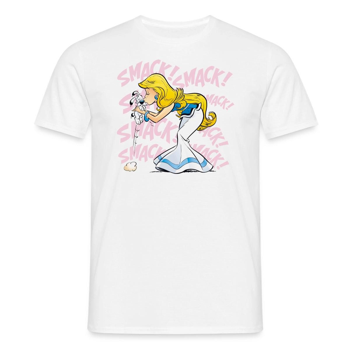 Spreadshirt T-Shirt Asterix & Obelix - Idefix Falbala Männer T-Shirt (1-tlg)