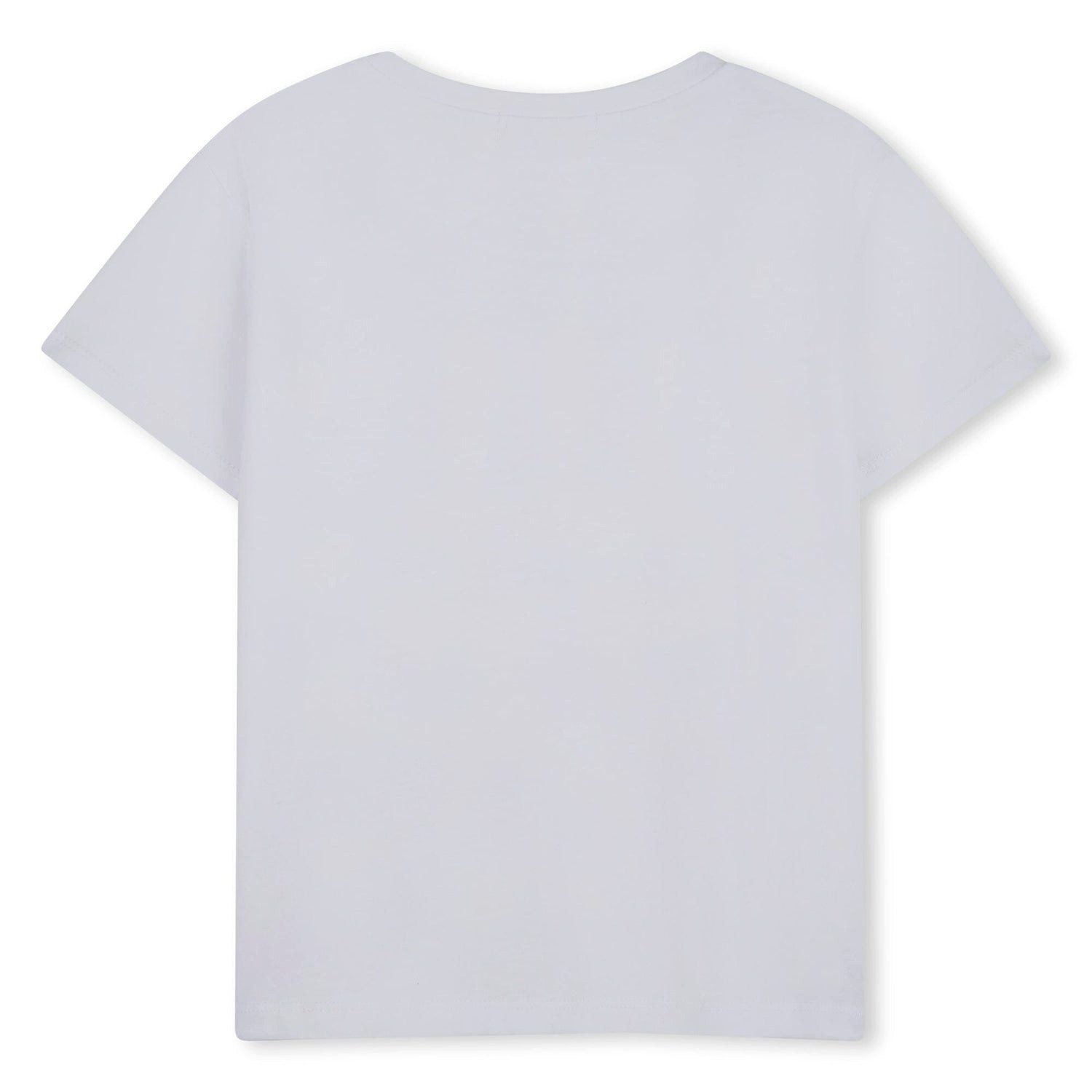 Billieblush T-Shirt Billieblush Kurzarm T-Shirt mit Pailletten – Weiß