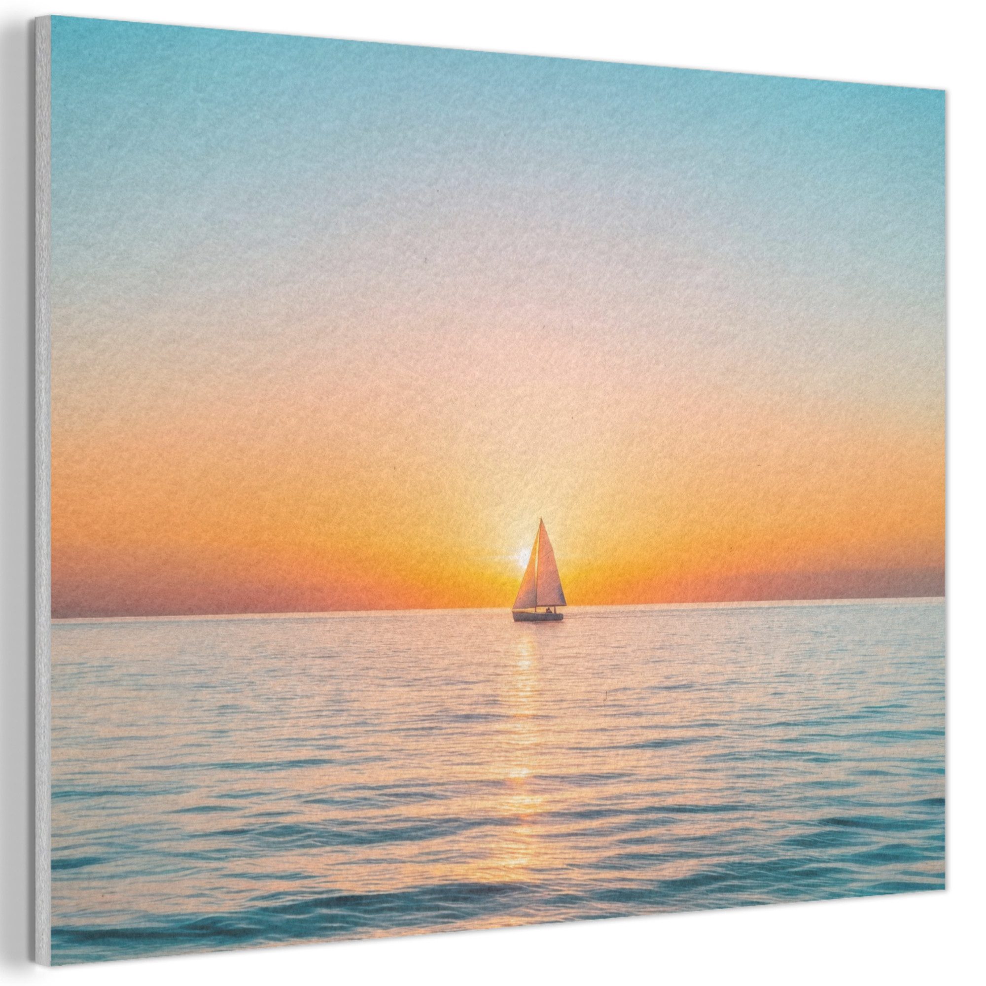 MuchoWow Gemälde Meer - Segelboot - günstig online kaufen