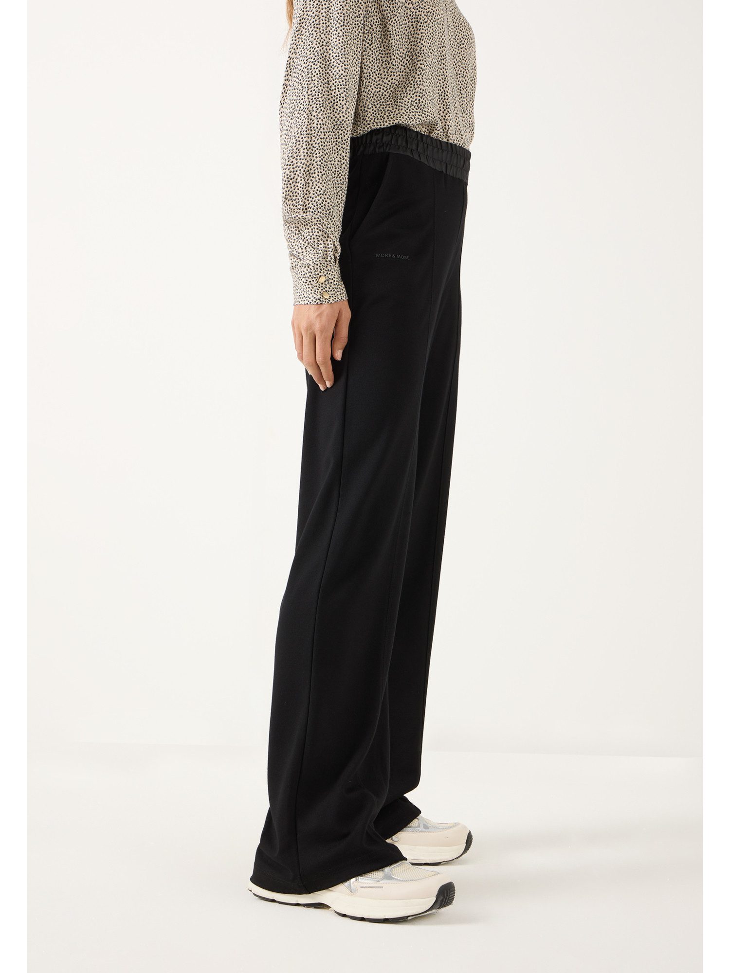 MORE&MORE Stoffhose fließende, vielseitige Jerseyhose
