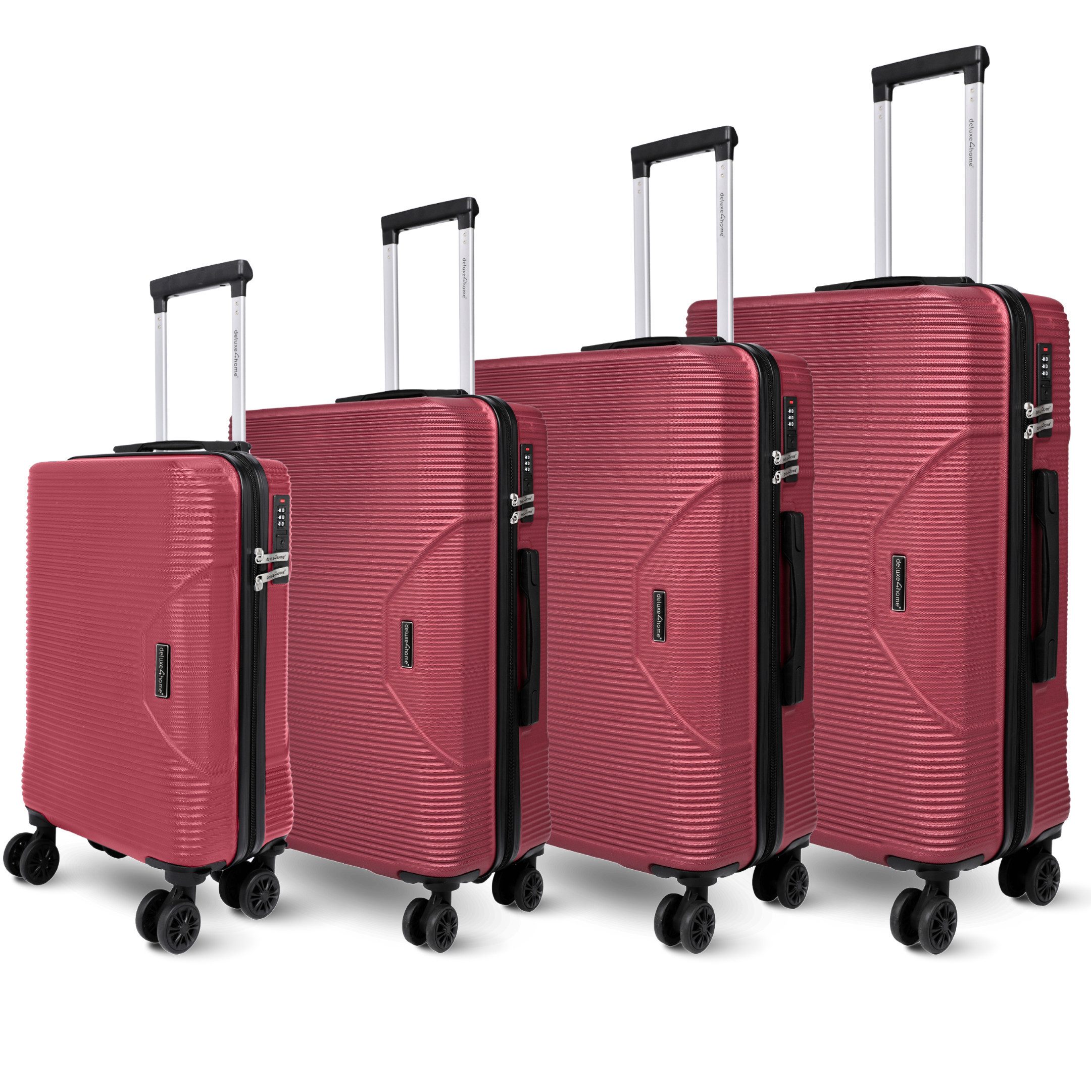 deluxe4home Kofferset Reisekoffer ABS-Hartschalenkoffer I Reisetasche günstig online kaufen