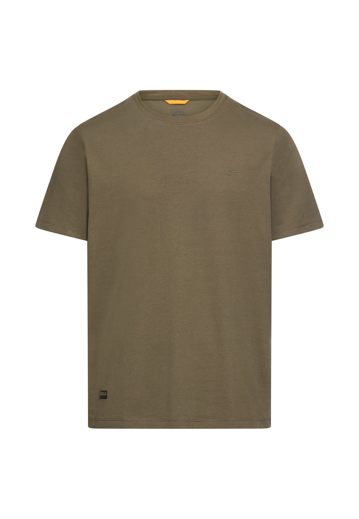 camel active T-Shirt mit Logo-Stickerei