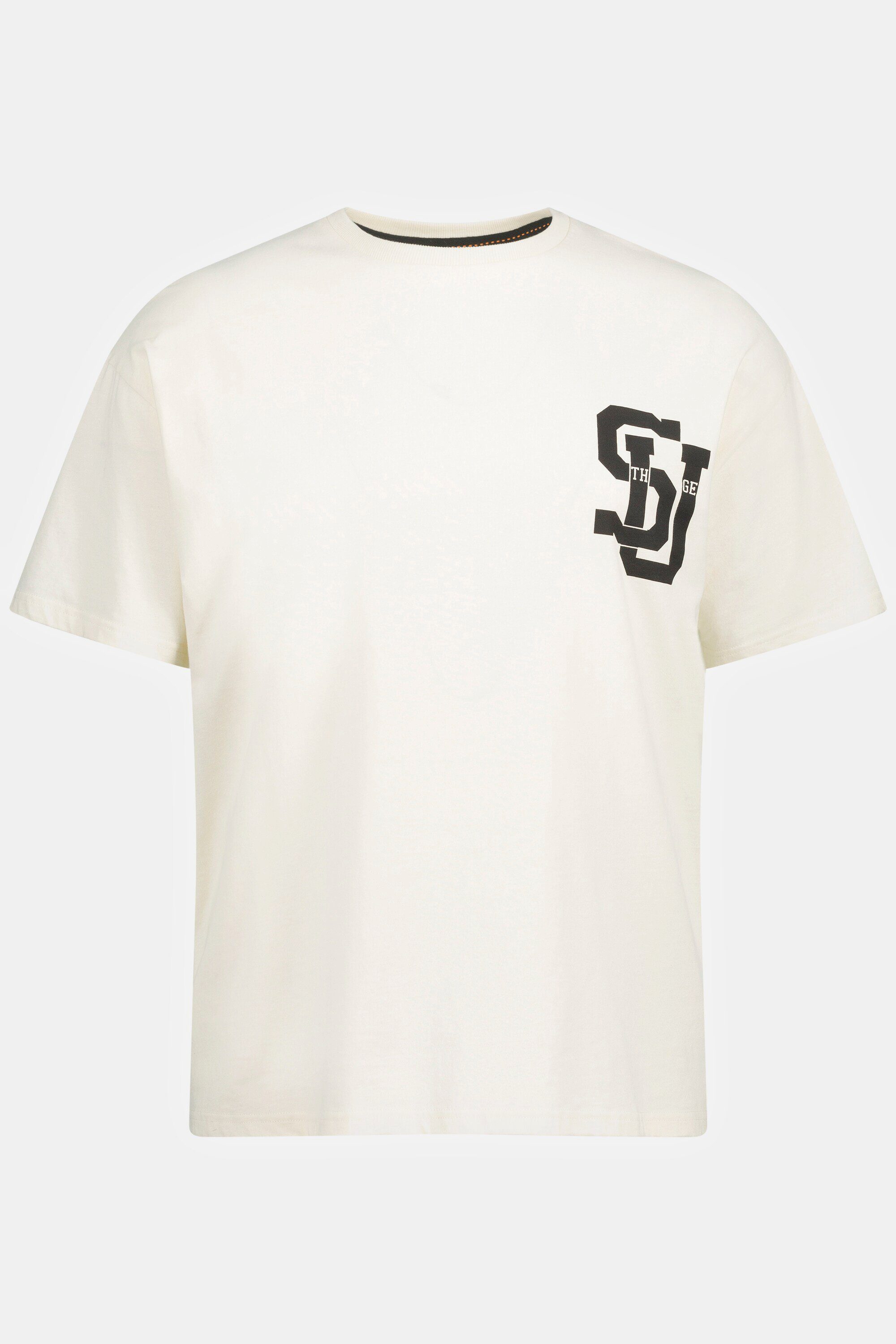 STHUGE T-Shirt XL Halbarm bis 8 T-Shirt STHUGE Print oversized