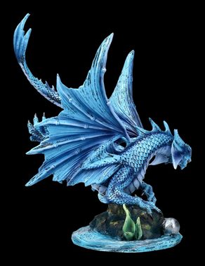 Figuren Shop GmbH Fantasy-Figur Drachen Figur - Adult Water Dragon - Fantasy Dekoration