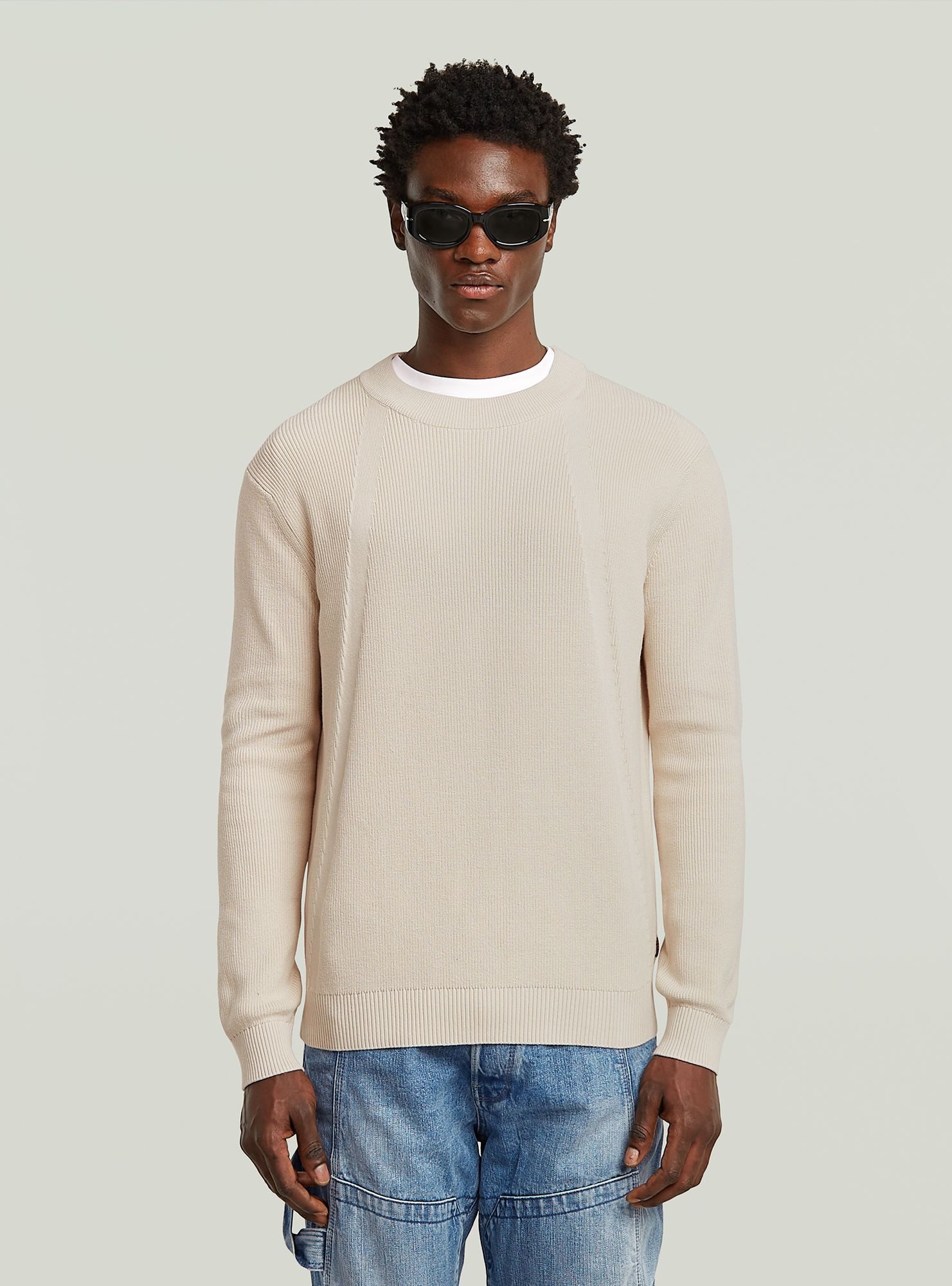 G-STAR Longpullover Structure Knit Pullover