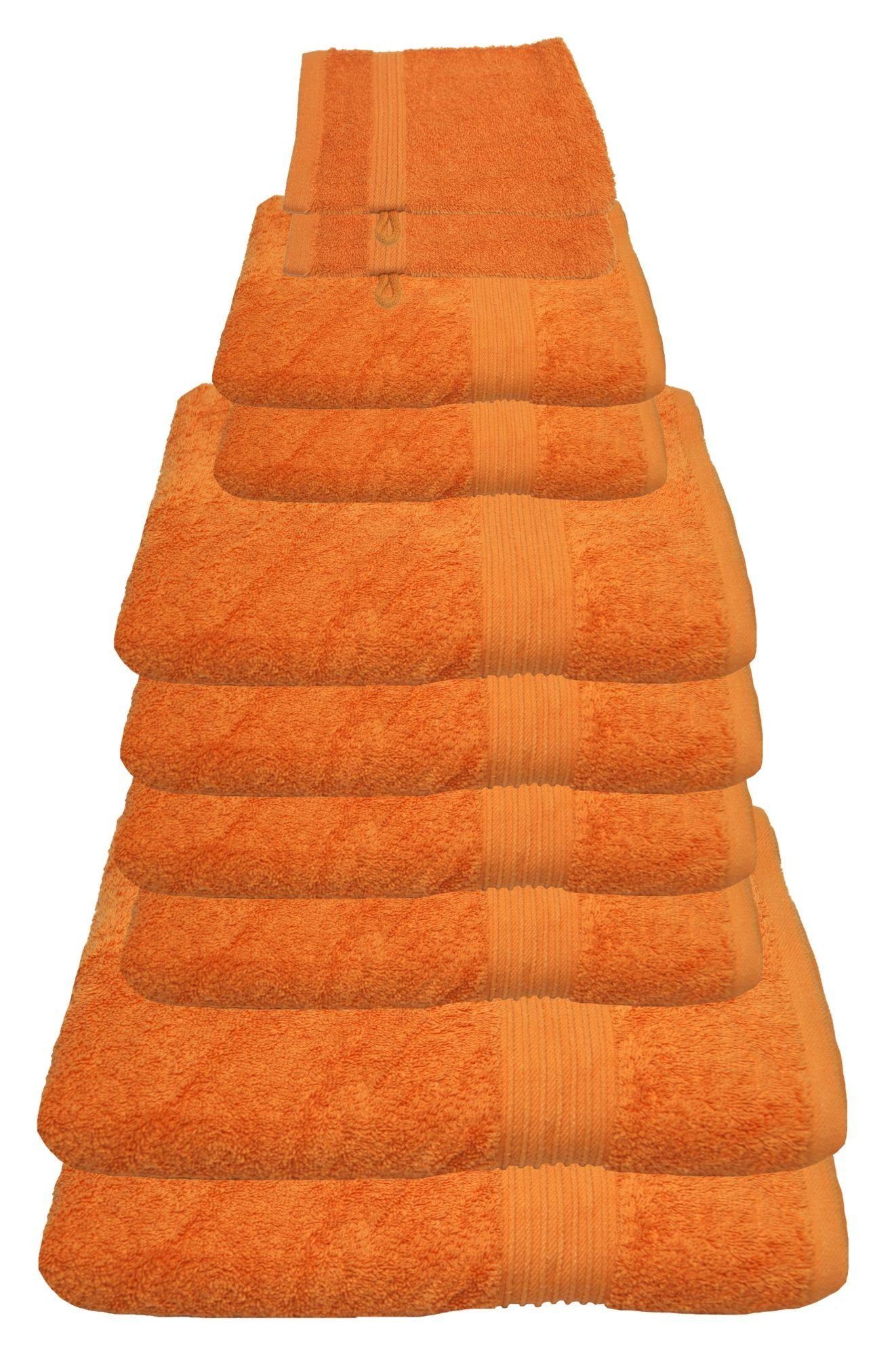 Julie Julsen Handtücher 10-Handtücher-Orange, Baumwolle (10-St) günstig online kaufen