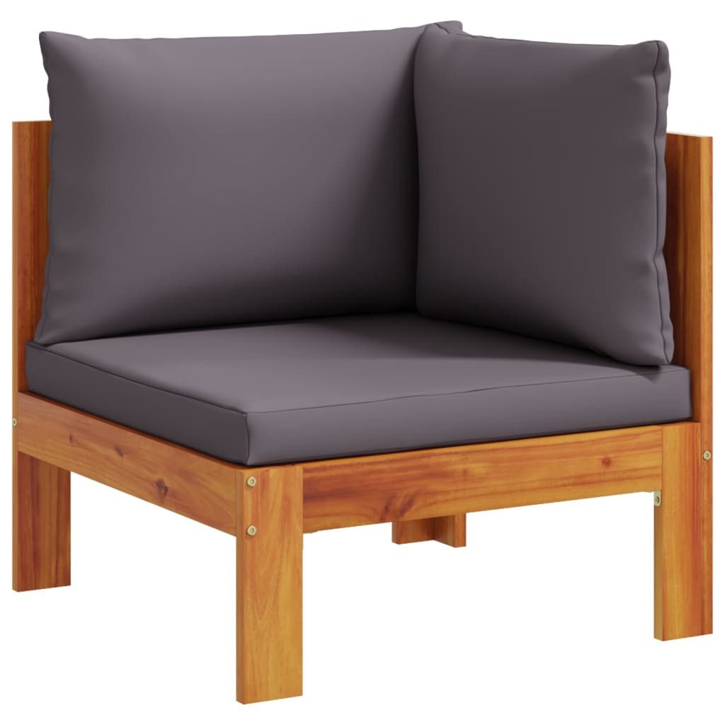 vidaXL Sofaelement Garten-Ecksofa mit Kissen Massivholz günstig online kaufen