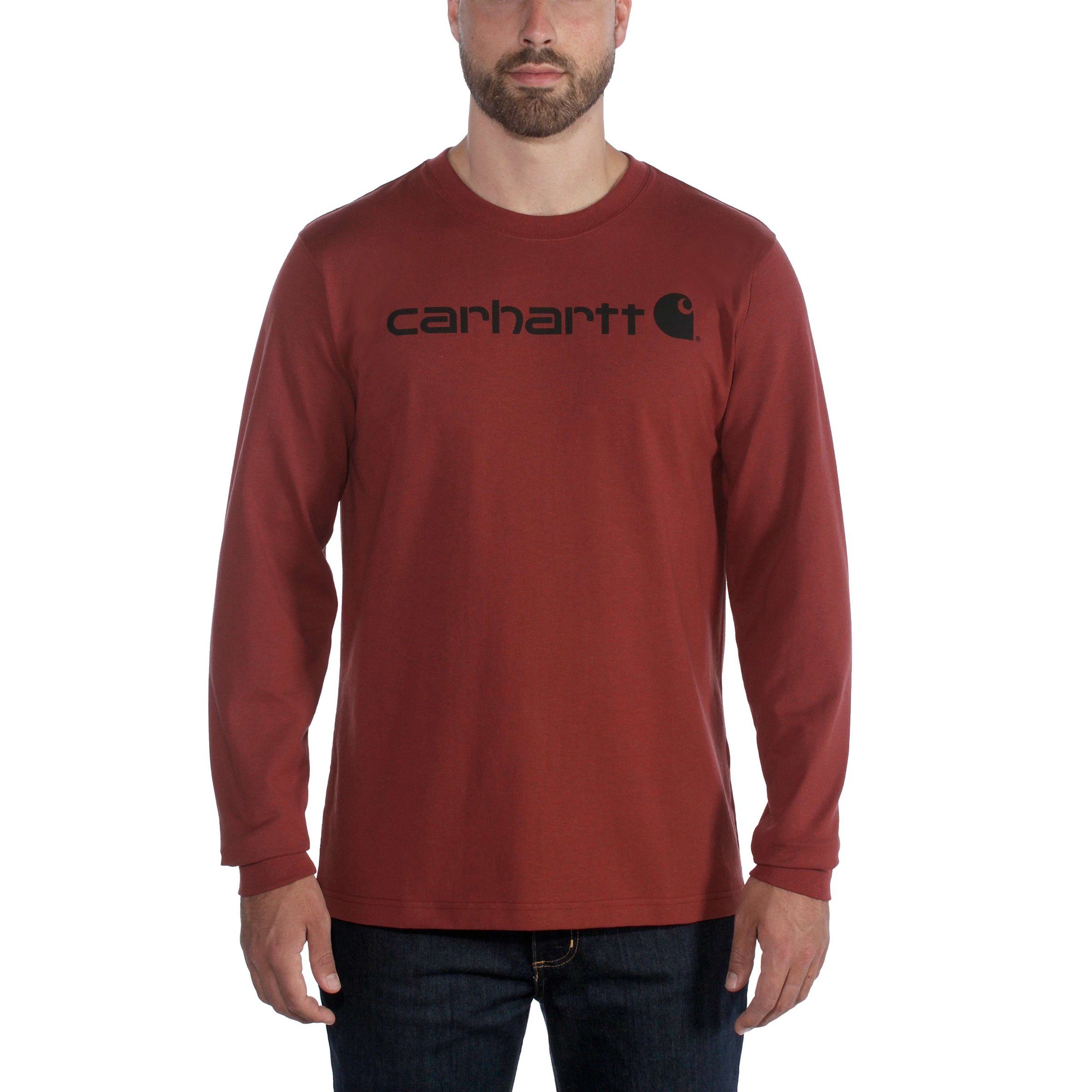 Langarmshirt Carhartt carbon Herren Langarmshirt Carhartt Workwear Signature Graphic heather Adult