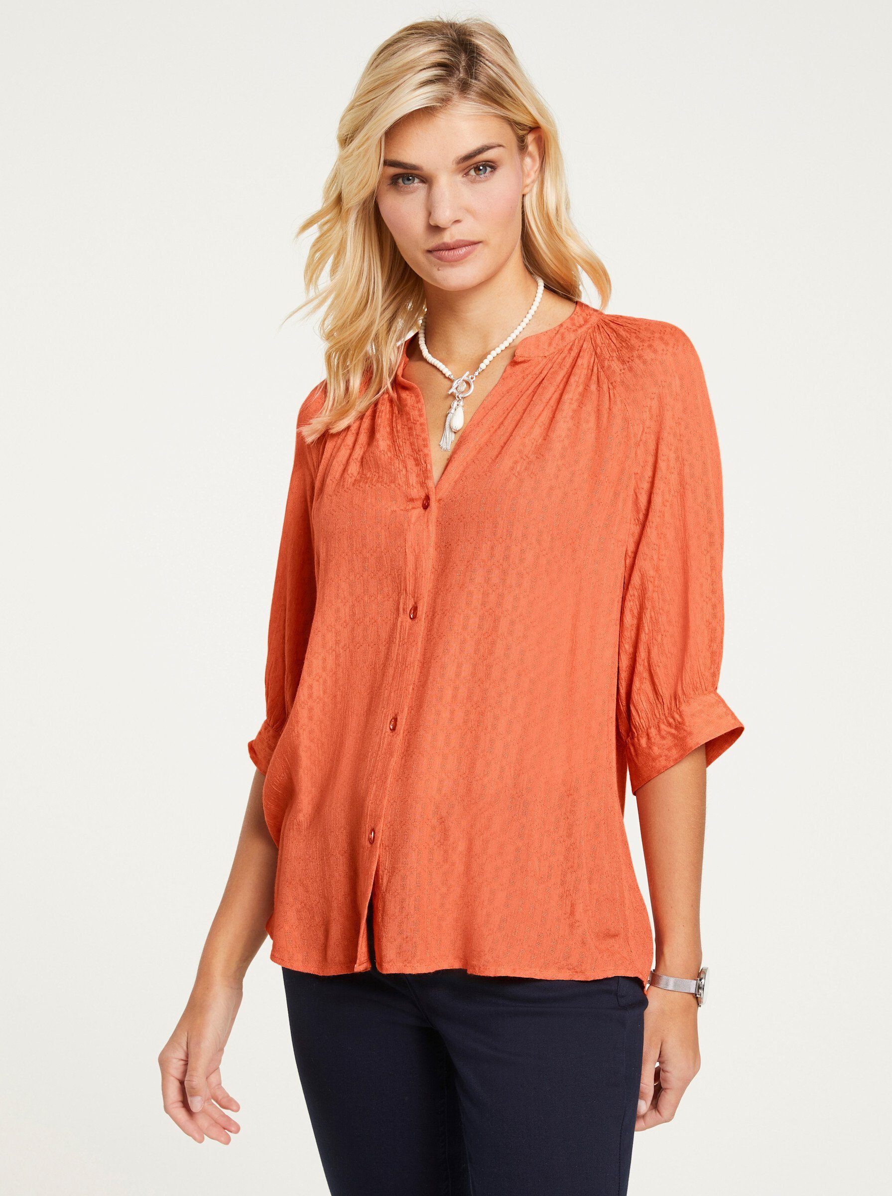 Klassische heine mandarin Bluse