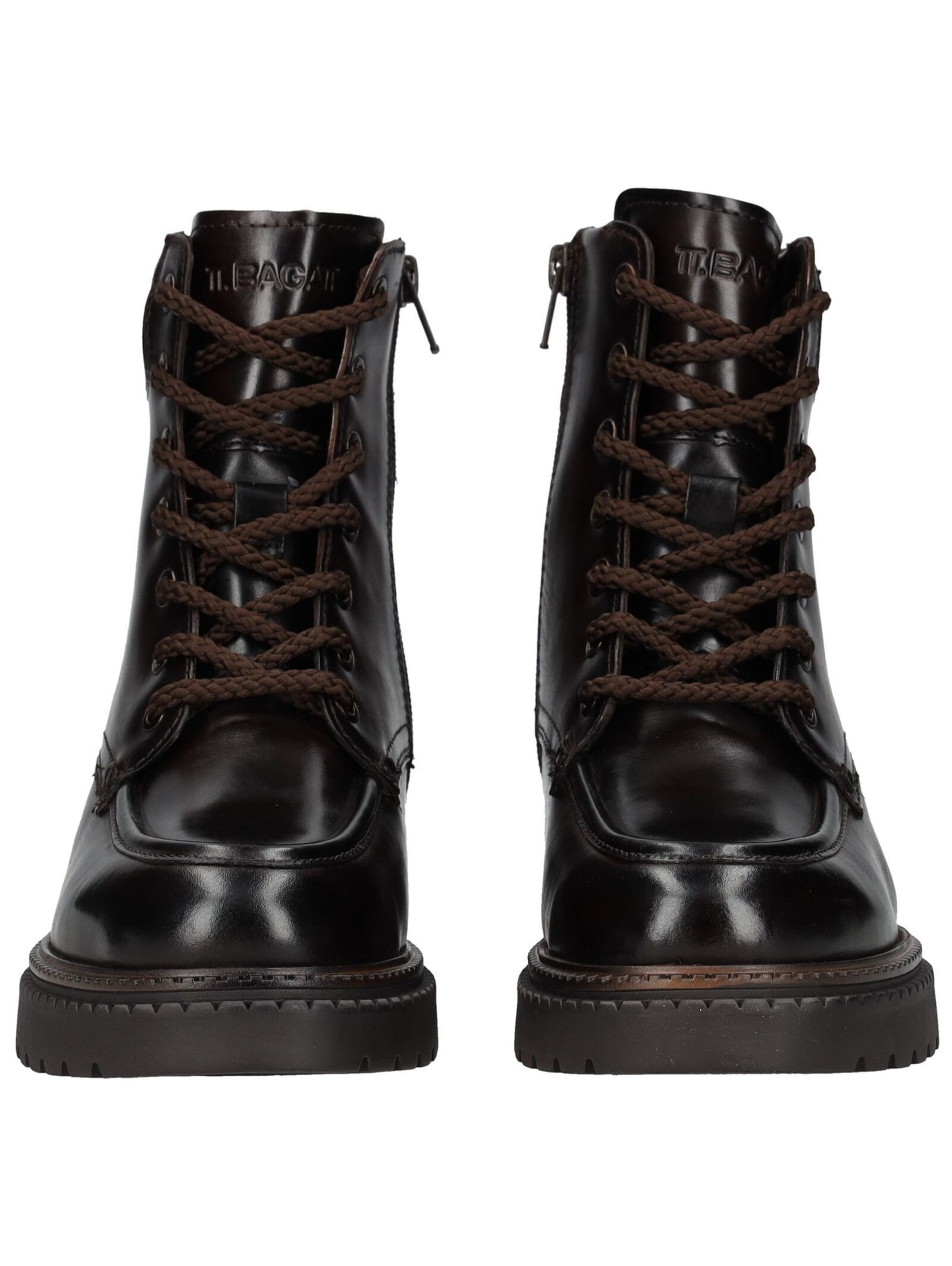 BAGATT Stiefelette Lederimitat . Schnürstiefelette