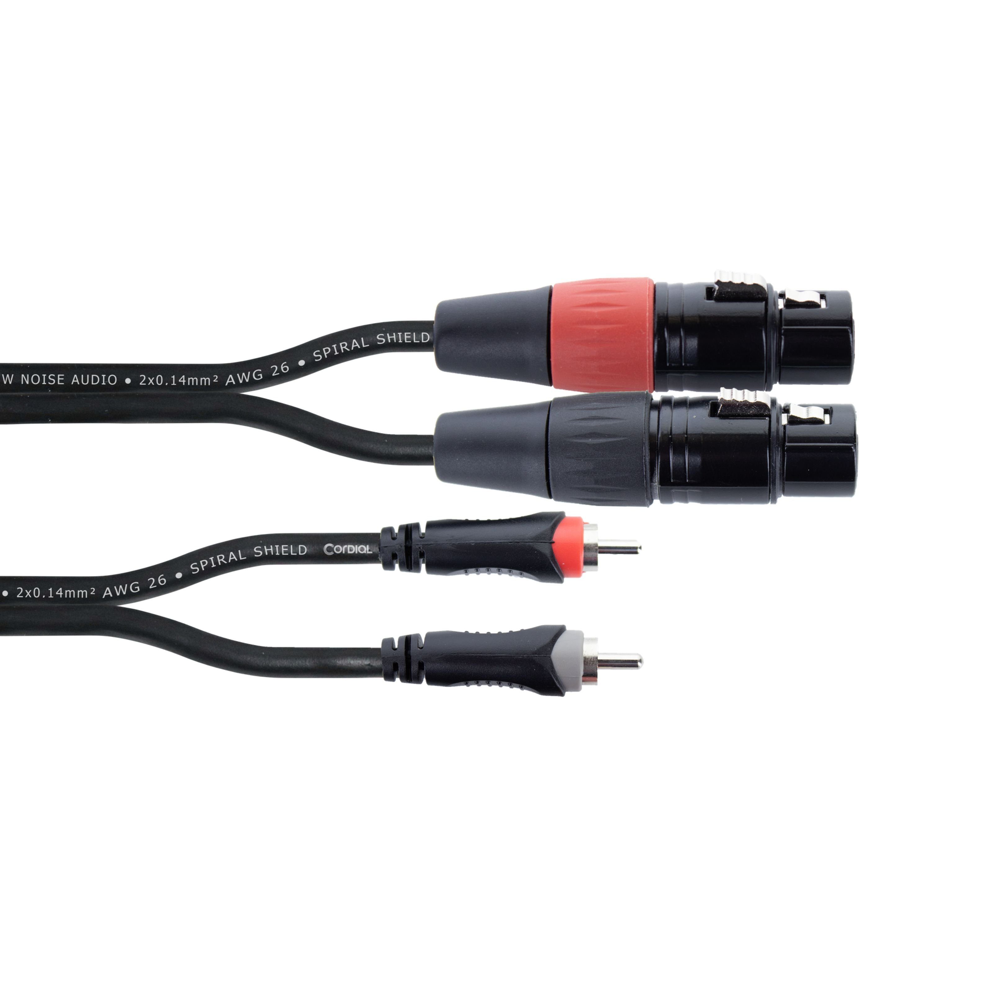 Cordial Audio-Kabel, EU 1 FC Audiokabel 1 m - Audiokabel