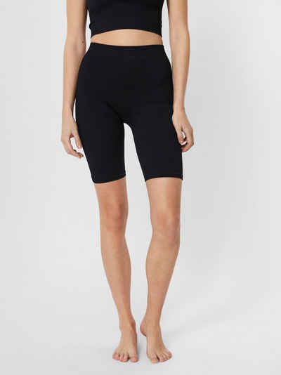 Vero Moda Leggings Kurze Capri Leggings Stretch Fitness Shorts Radlerhose VMEVE 4290 in Schwarz