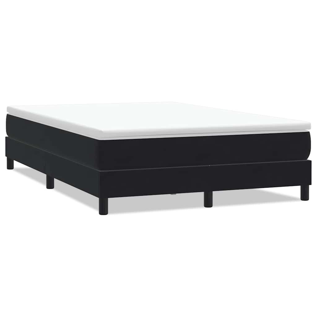 vidaXL Bett Boxspringbett ohne Matratze Schwarz 140x220 cm Samt günstig online kaufen