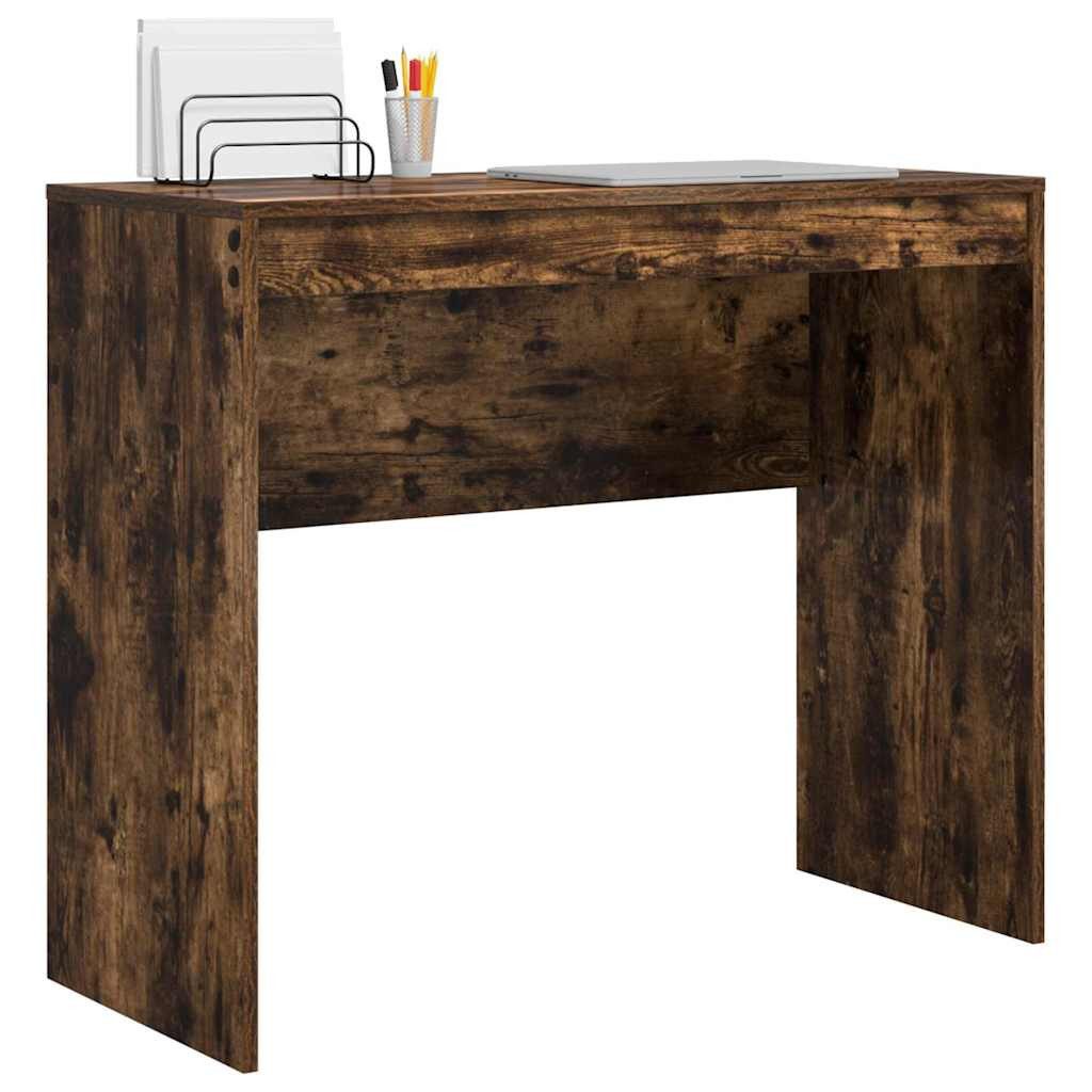 vidaXL Schreibtisch Schreibtisch Räuchereiche 90 x günstig online kaufen