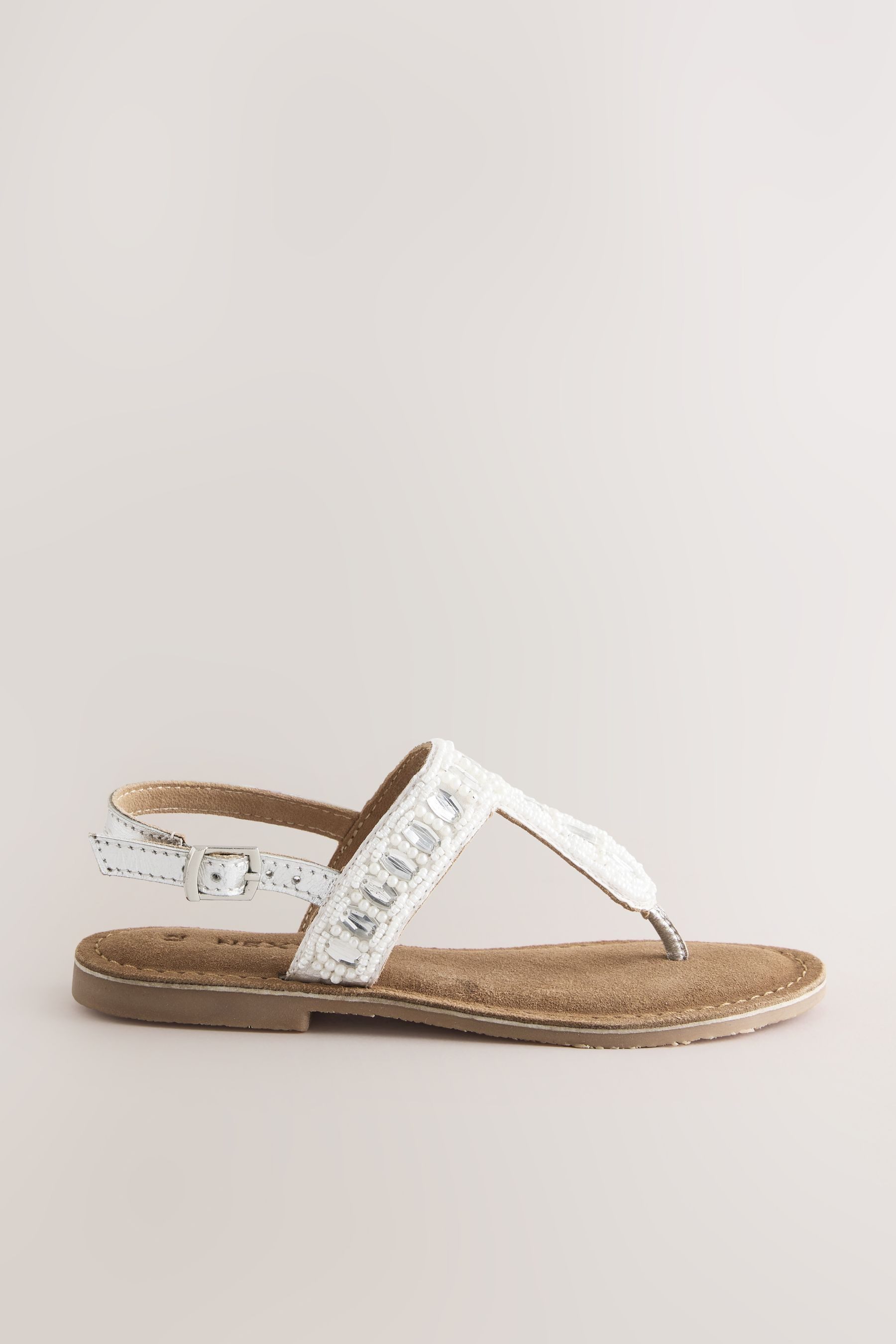 Next Verzierte Zehenschlaufen-Sandalen Sandale (1-tlg)